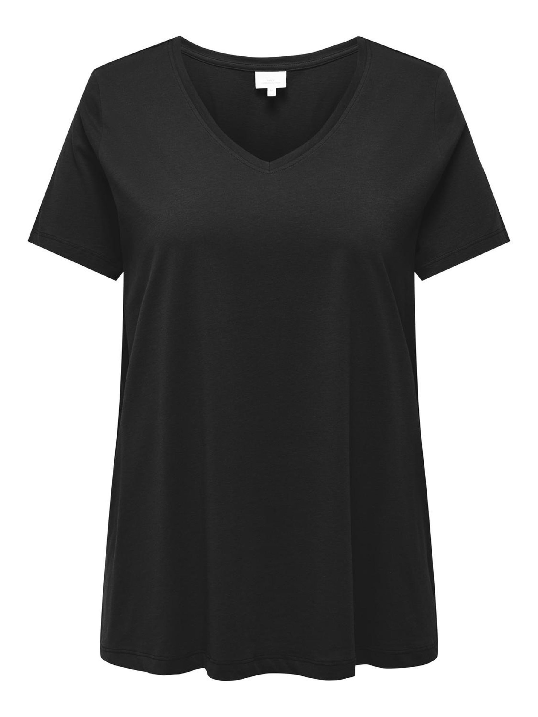 ONLY CARMAKOMA Shirt met V-hals CARBONNIE LIFE S/S V A-SHAPE TEE NOOS