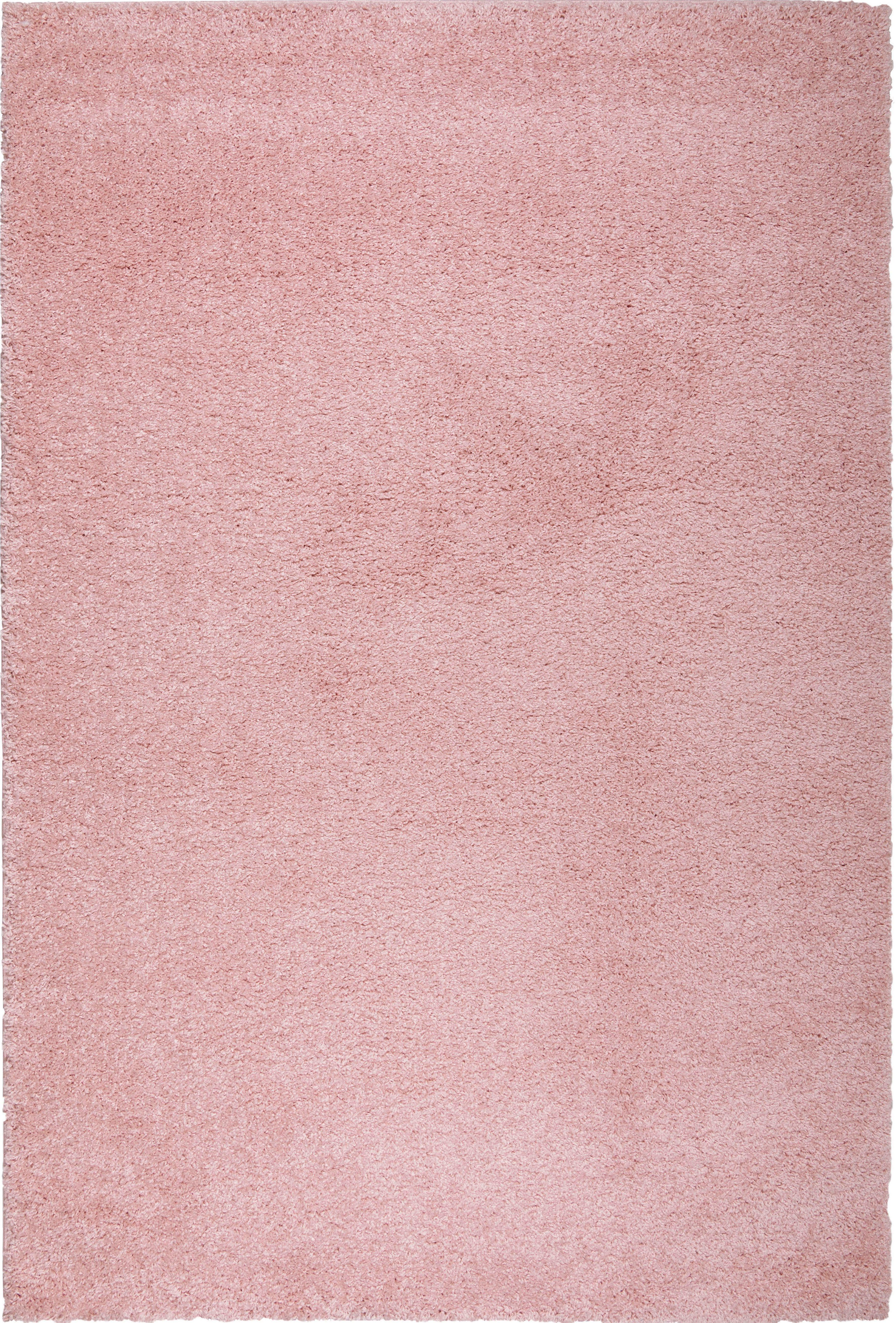 Bruno Banani Hoogpolig vloerkleed Shaggy Soft geweven, uni kleuren, bijzonder zacht en knuffelig, klantenfavoriet
