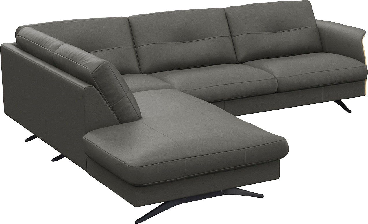 FLEXLUX Hoekbank Glow comfortabel en comfortabel door hoogwaardige zitconstructie, L-vorm