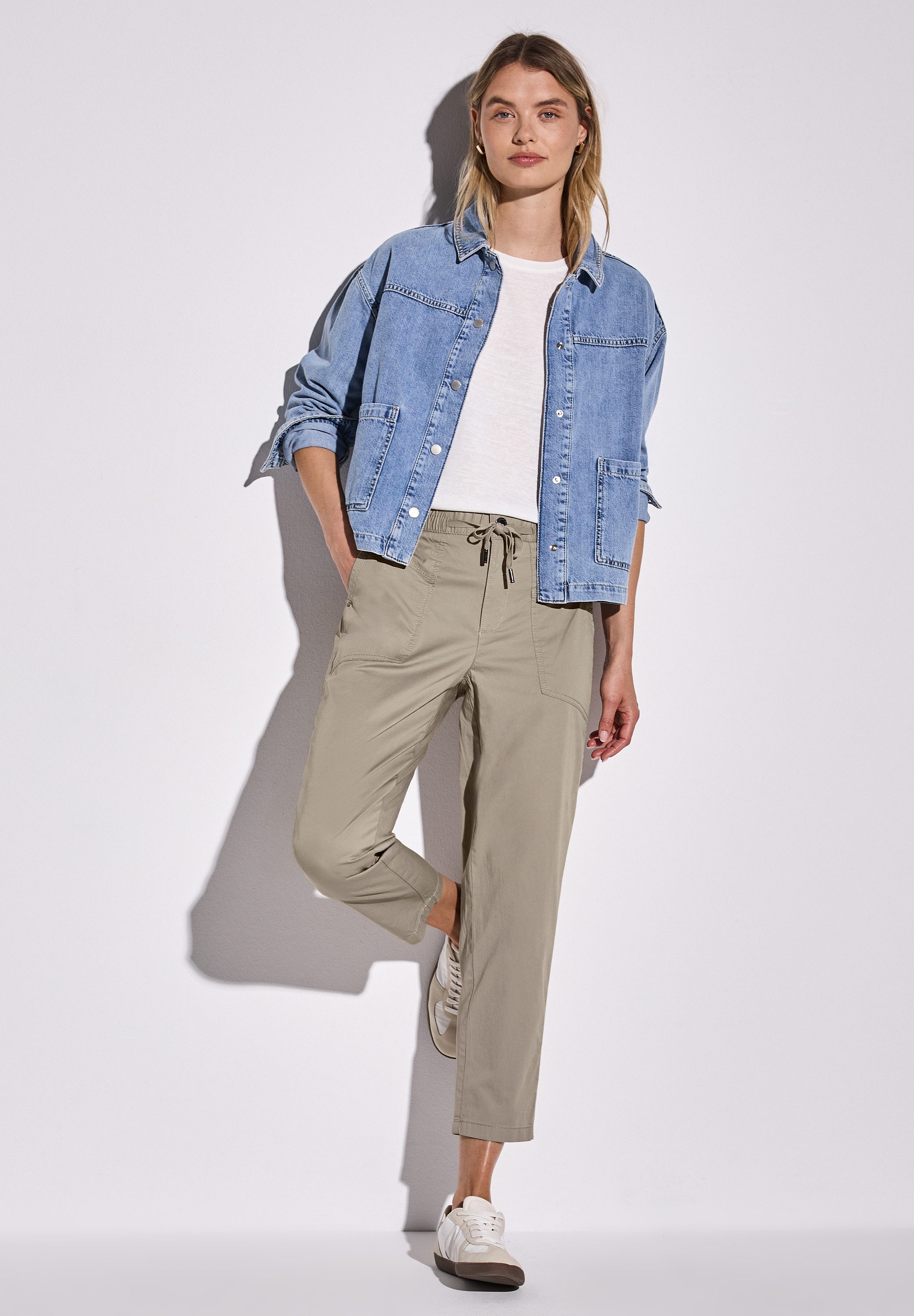 STREET ONE Stoffen broek Style Bonny in cargo-look