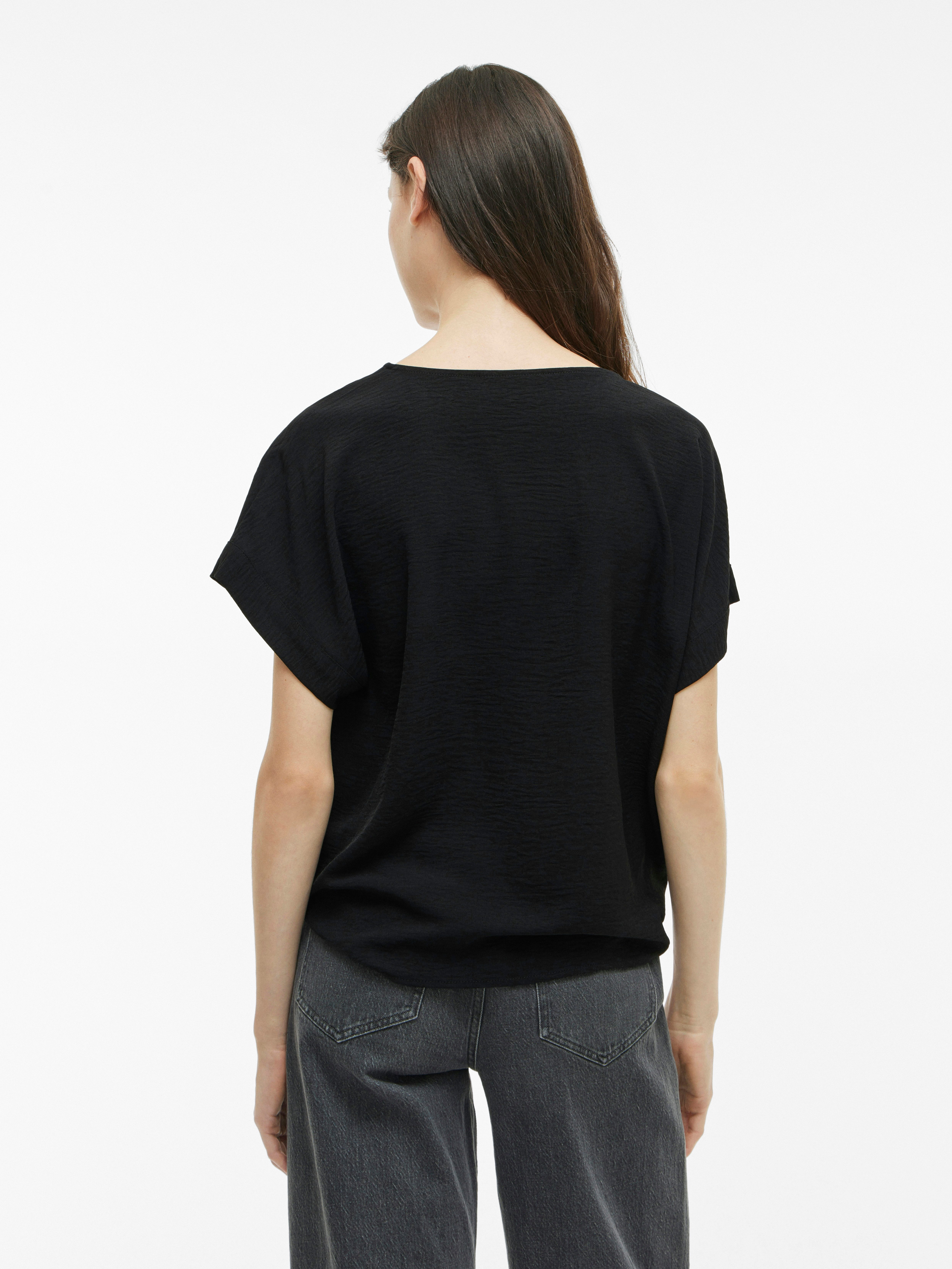 Vila Shirt met korte mouwen VIJOSA S/S TOP - NOOS