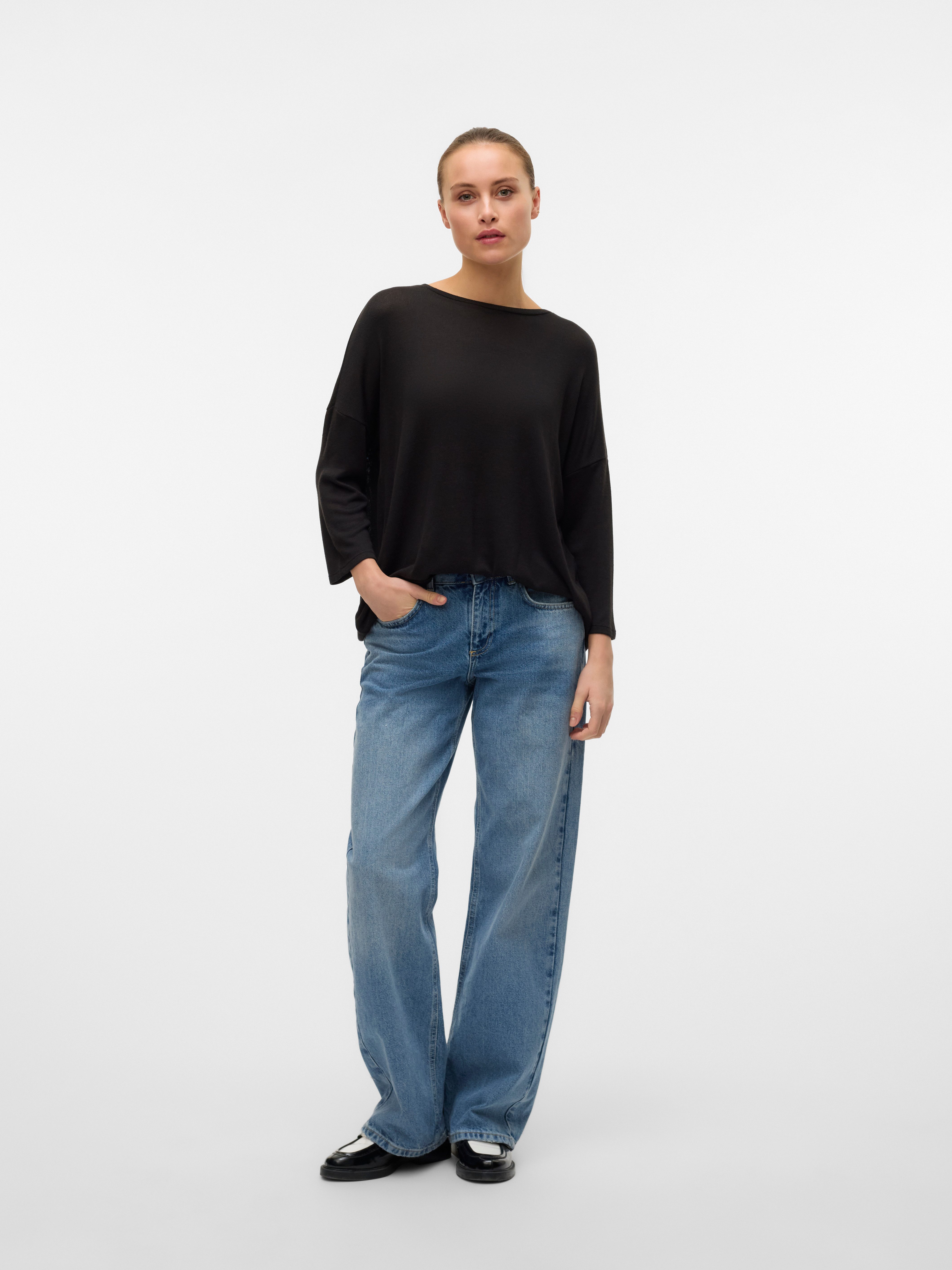 Vero Moda Trui met ronde hals VMBRIANNA 3/4 PULLOVER BOO REP