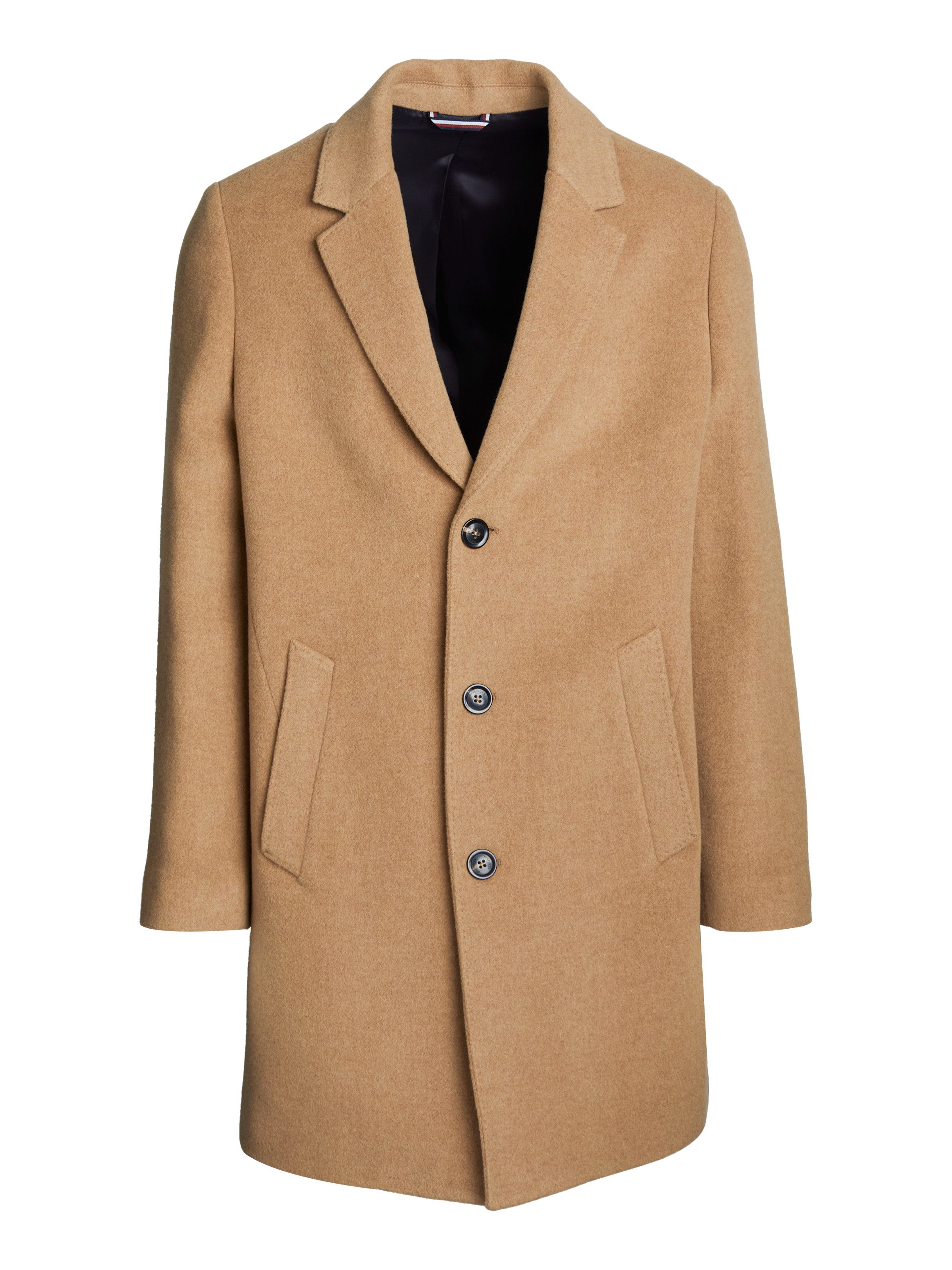 Tommy Hilfiger Lange jas DC WOOL MIX COAT
