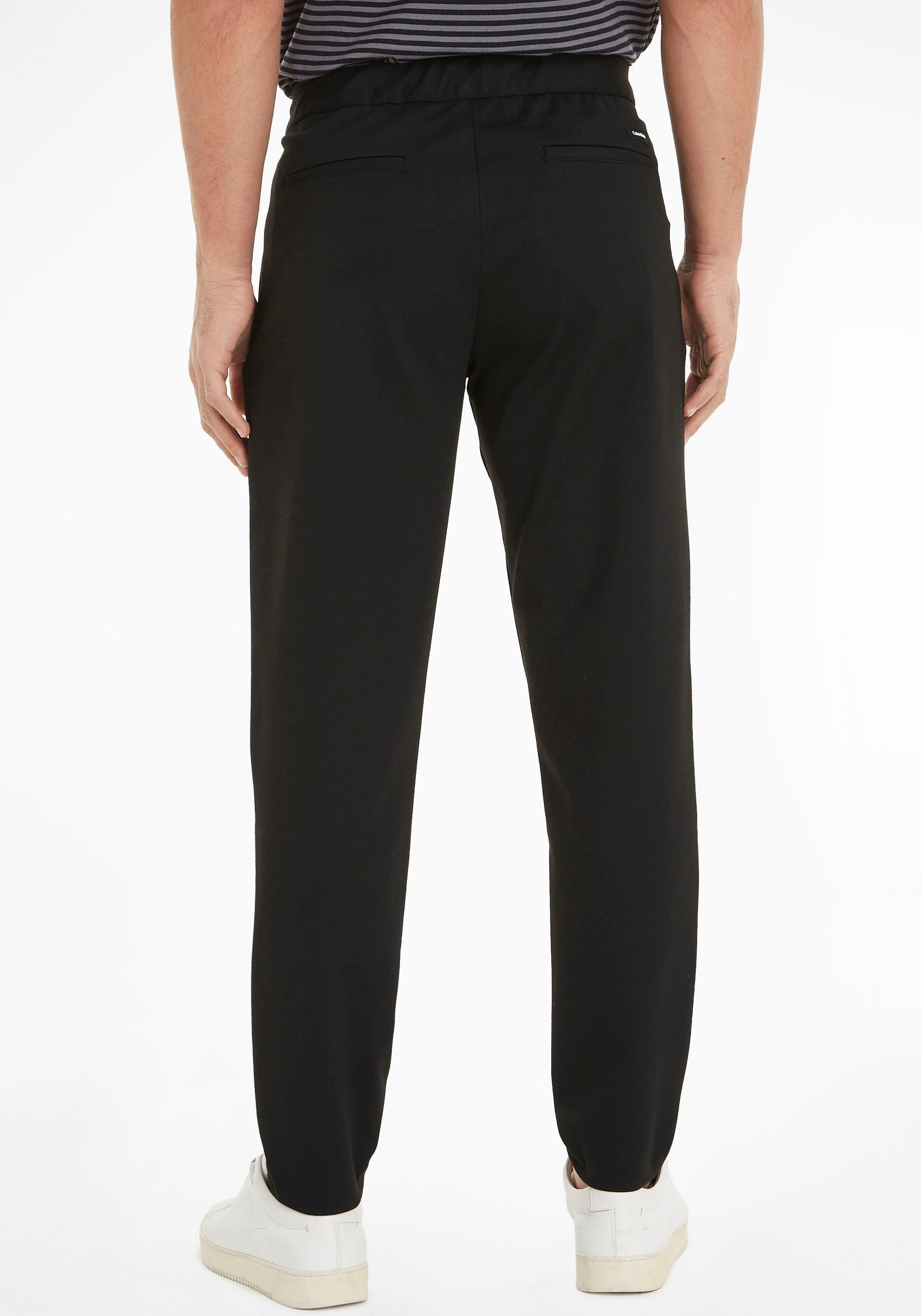 Calvin Klein Chino COMFORT KNIT TAPERED PLEAT
