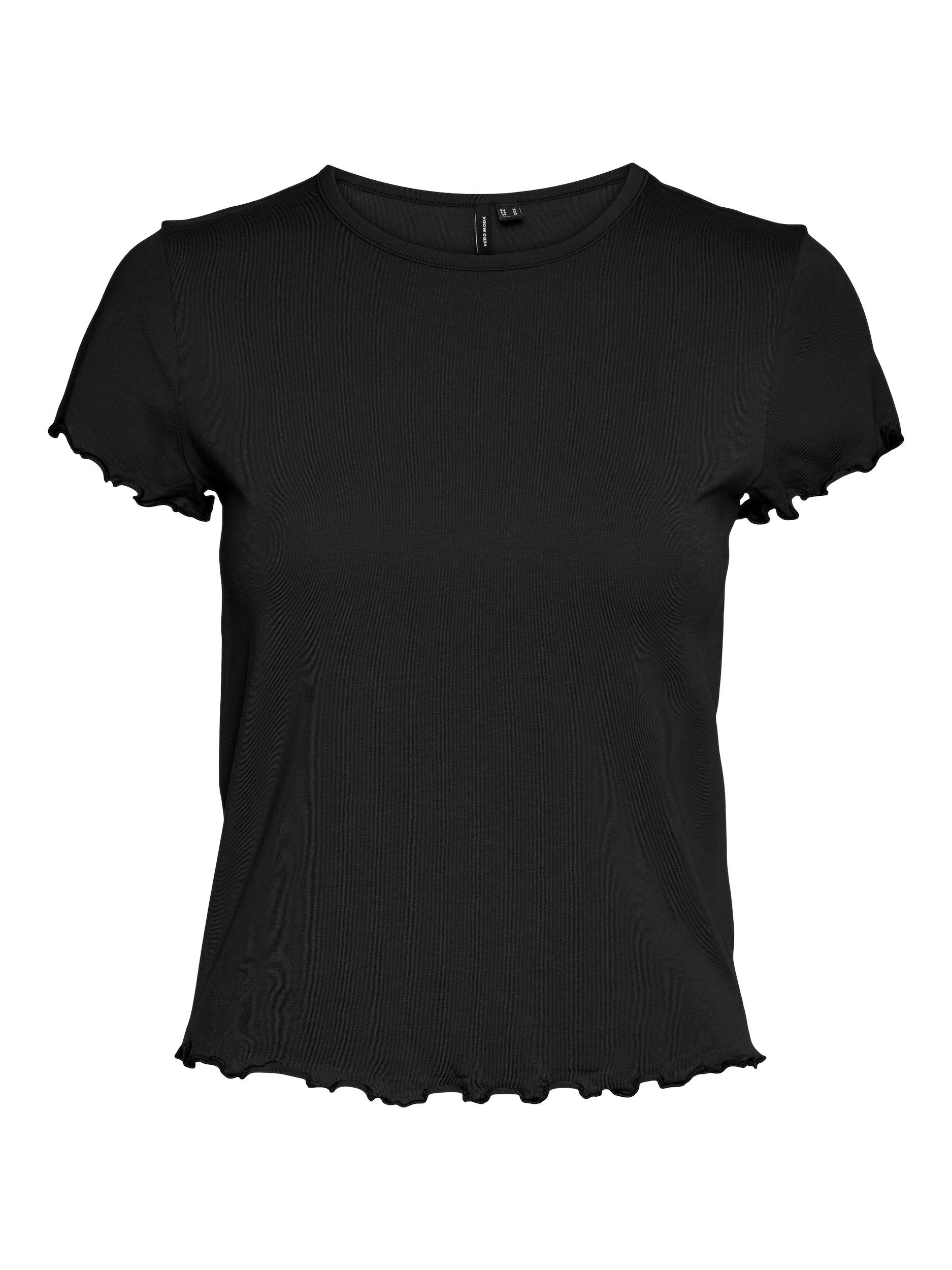 Vero Moda Shirt met korte mouwen VMBARBARA SS SHORT ONECK TOP JRS GA NOOS