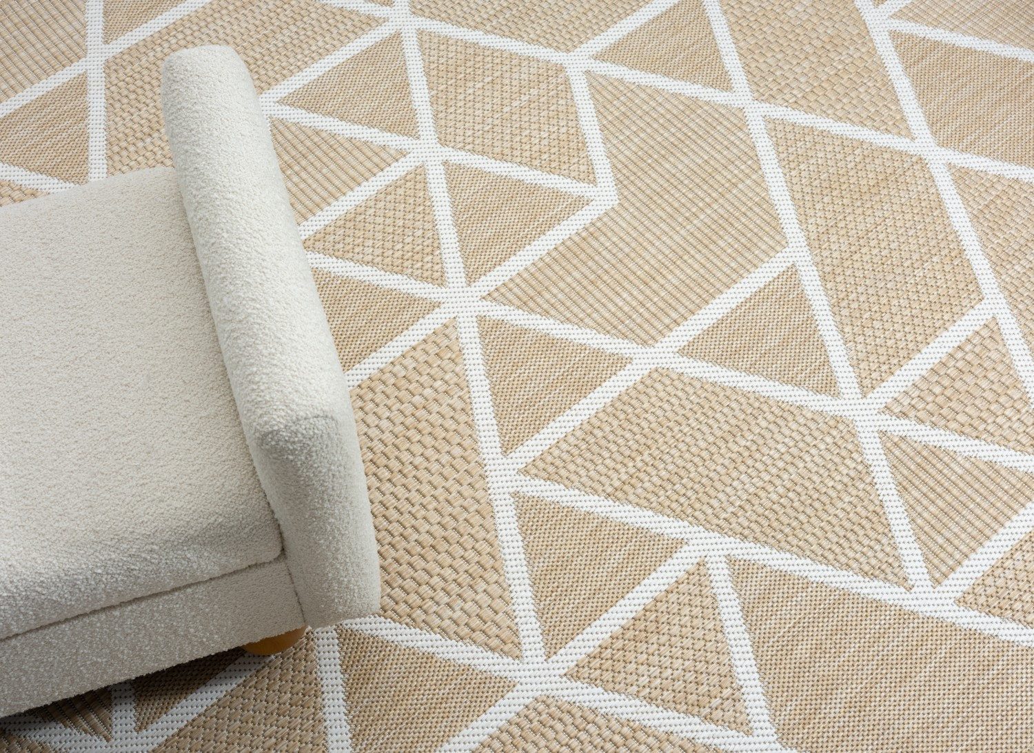 Myflair Möbel & Accessoires Vloerkleed Miller voorraadopruiming Omkeerbaar tapijt, modern ontwerp, geschikt voor buiten, balkon, terras