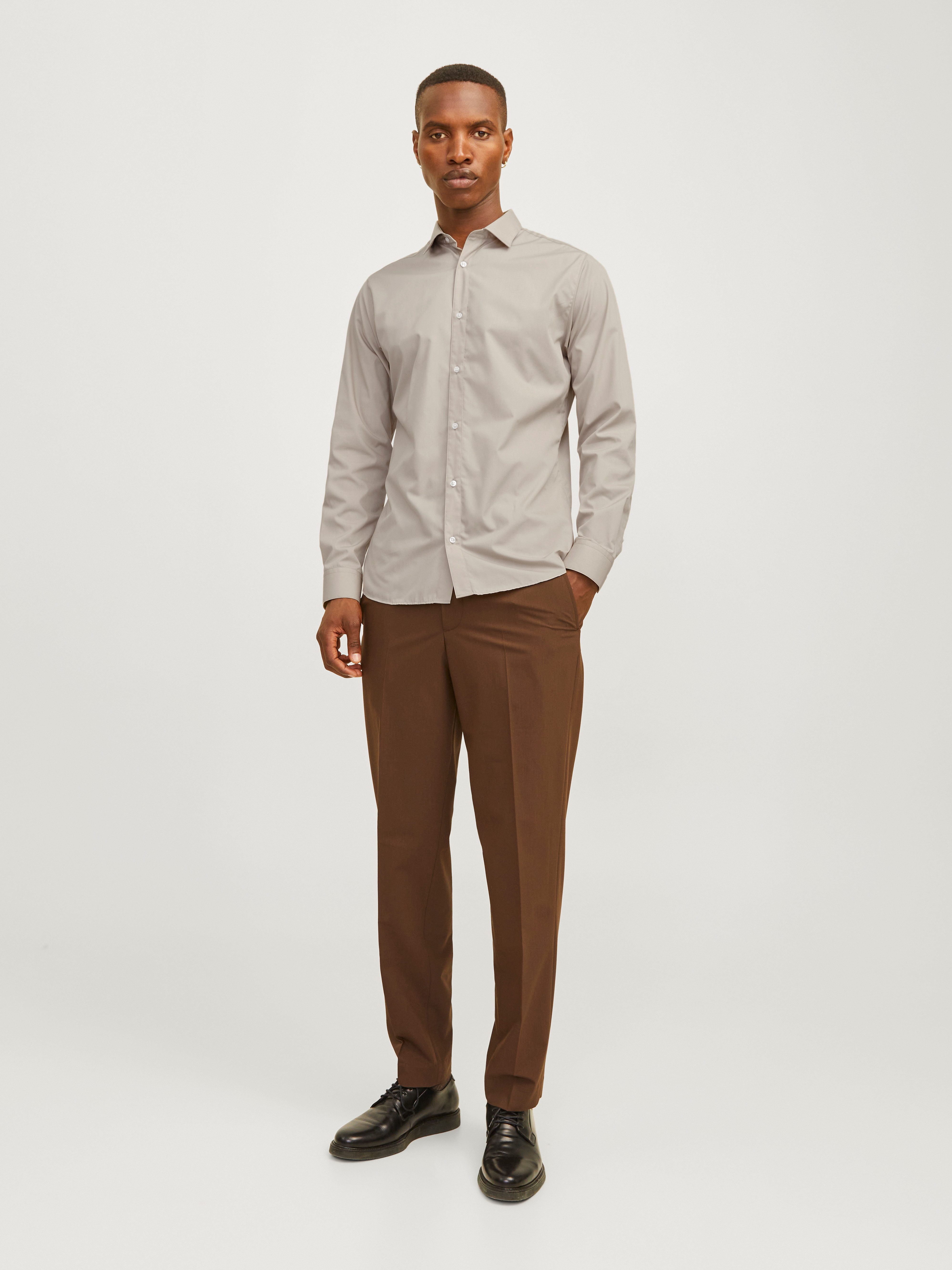 Jack & Jones Overhemd met lange mouwen JJJOE SHIRT LS PLAIN