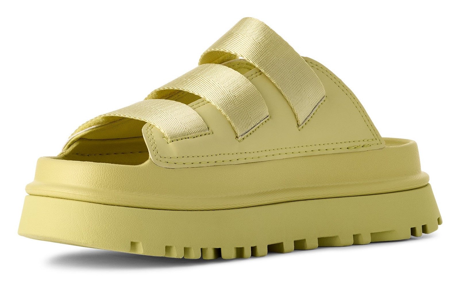 UGG Slippers GOLDENGLOW SLIDE , plateauschoen, sandaal, flats met voetbed