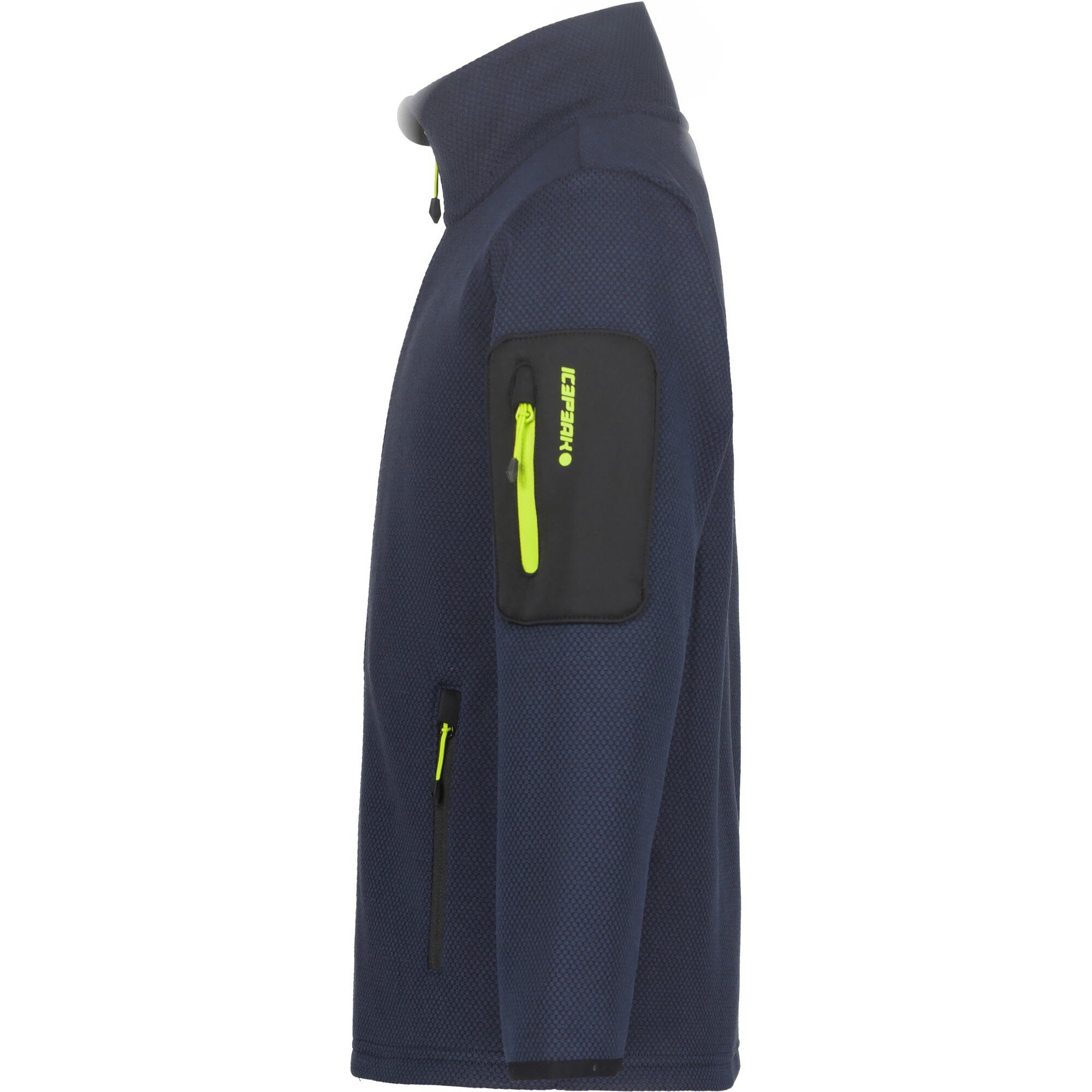 Icepeak Functioneel jack K FLEECEJAS KEVELAER met hoge staande kraag