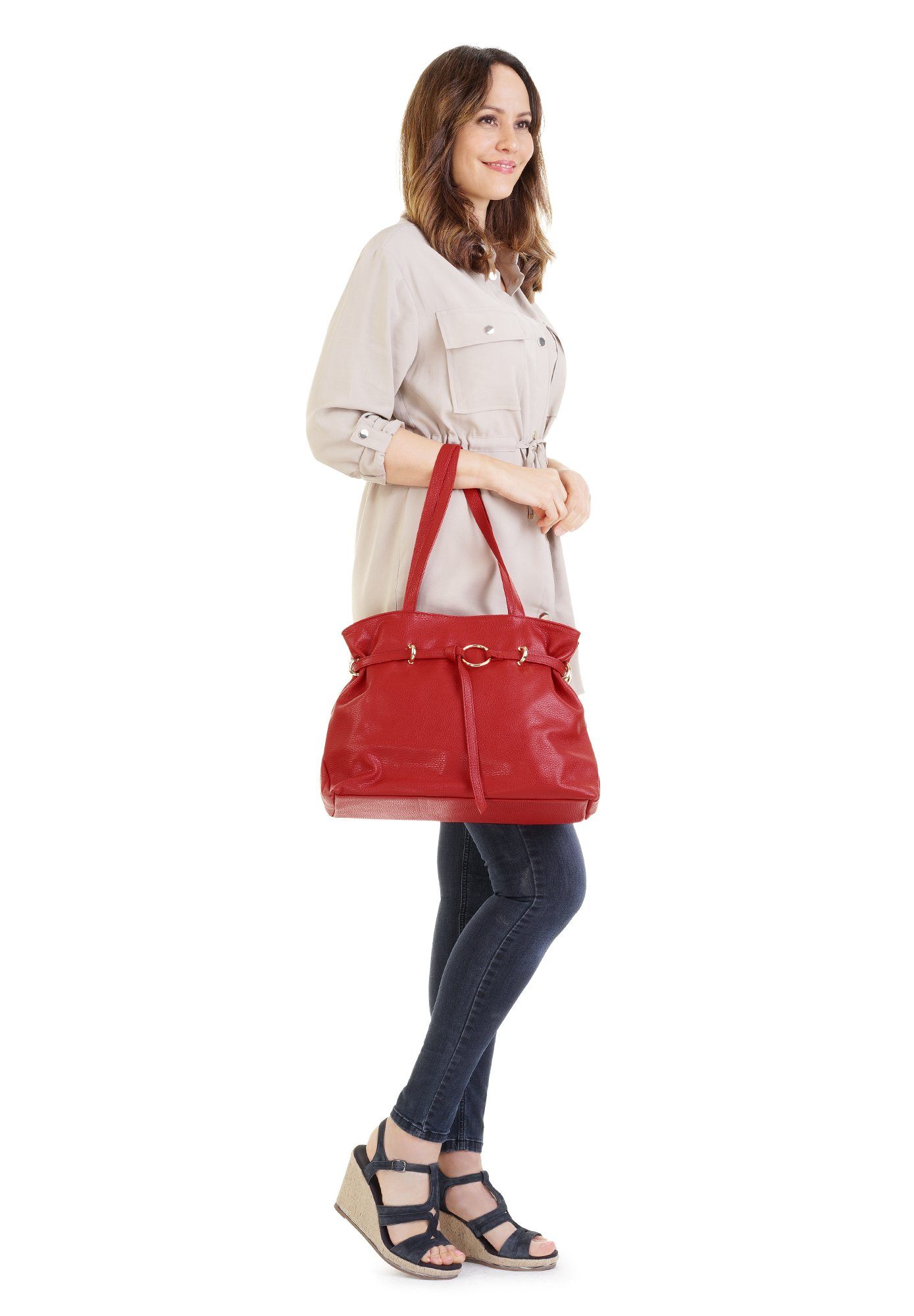 Samantha Look Tas echt leer, made in italy