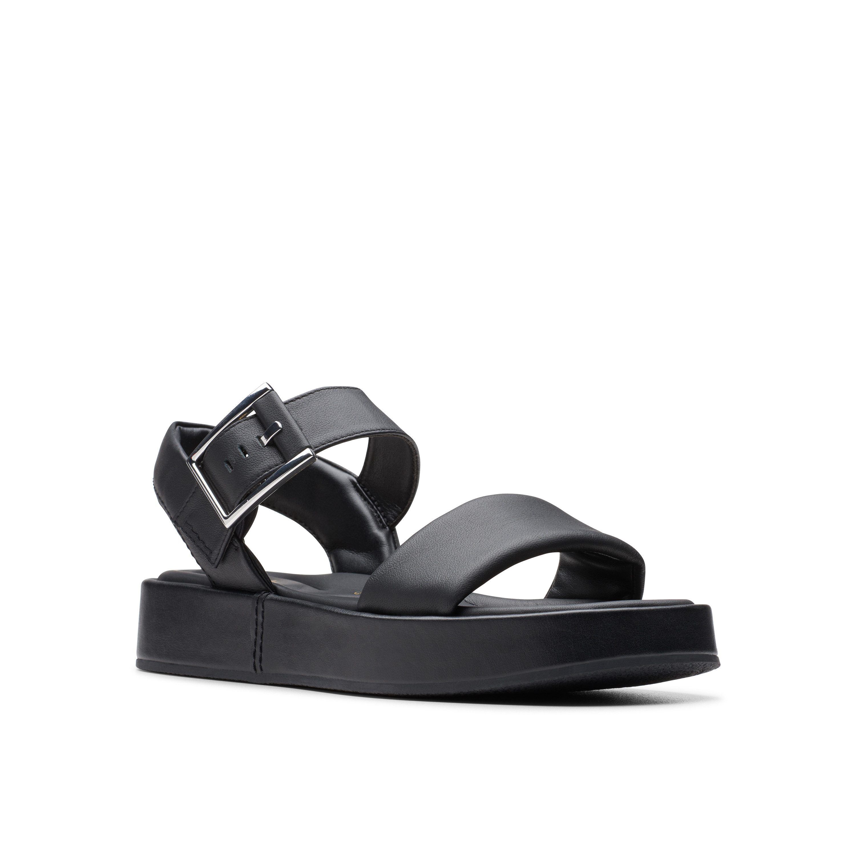 Clarks Sandalen Alda Strap , sandaal, flats met plateausool