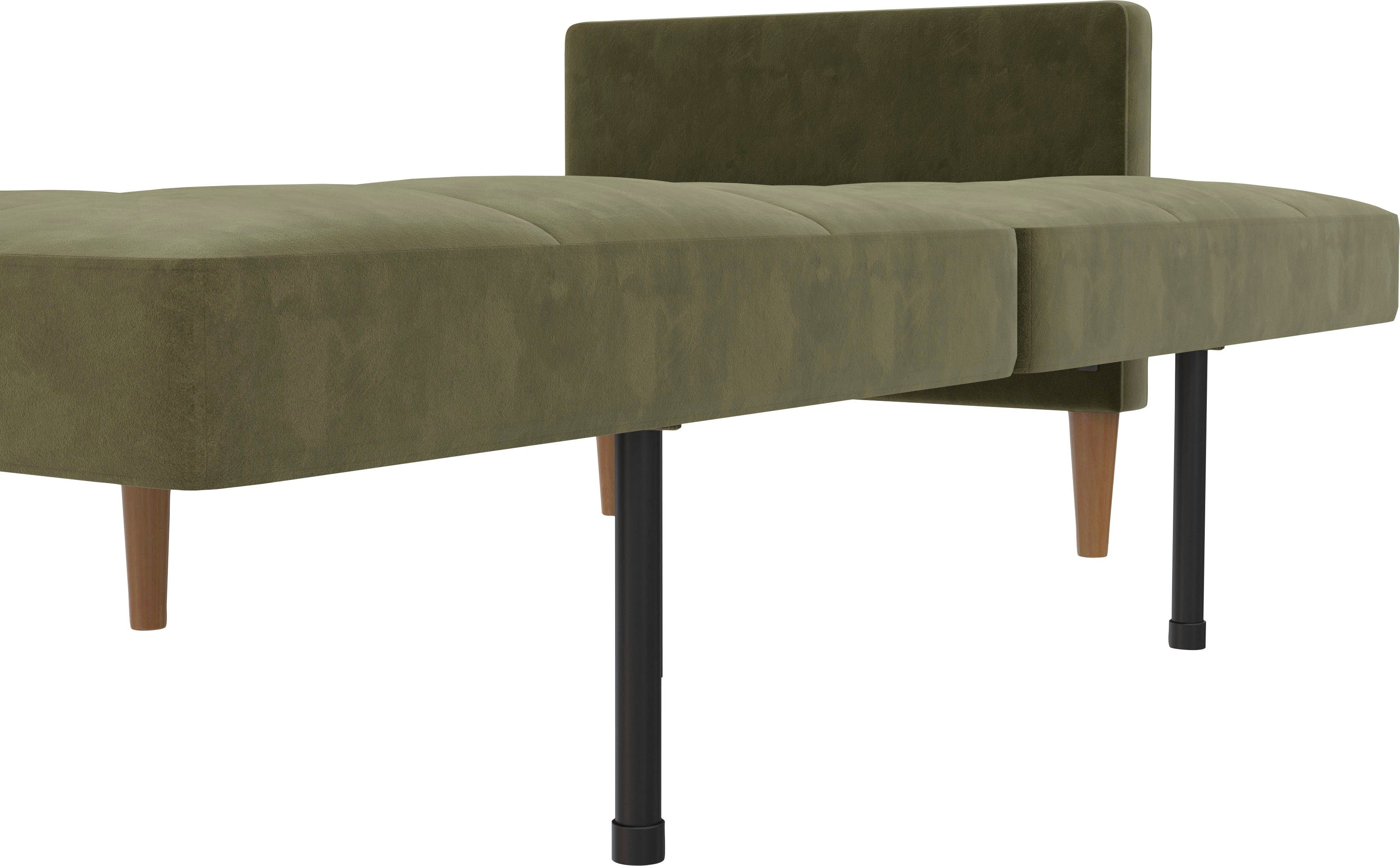 Dorel Home 3-zitsbank Lilly Bedfunctie, rugleuning 3-voudig verstelbaar, zithoogte 43 cm