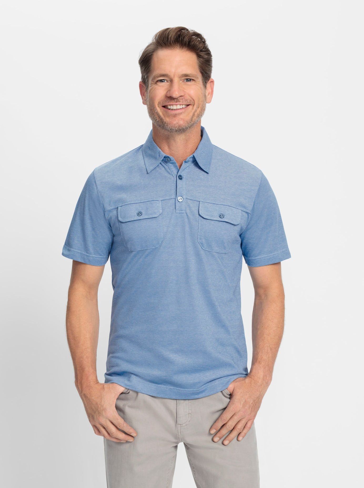 Catamaran Shirt met korte mouwen Poloshirt (1-delig)