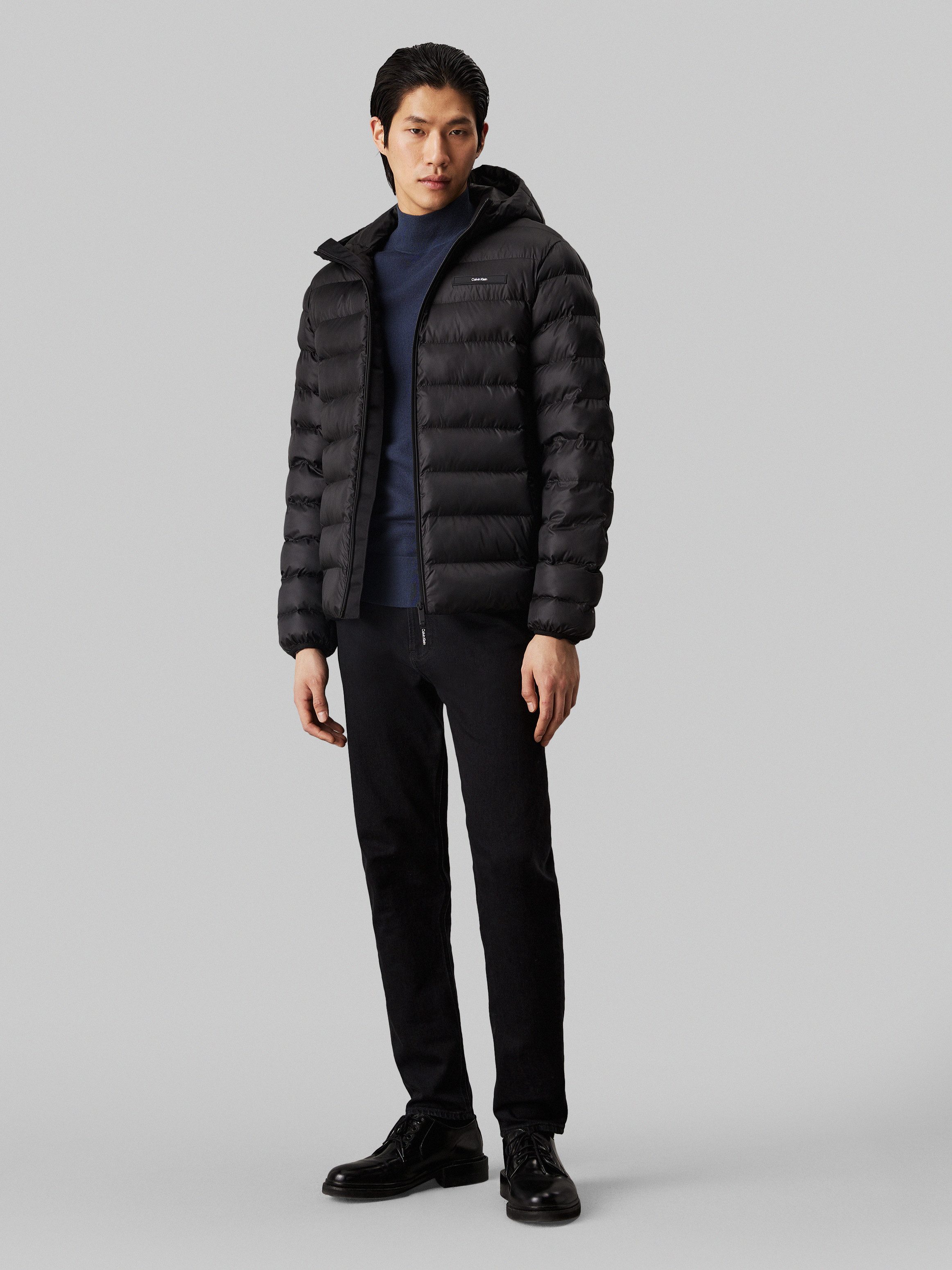 Calvin Klein Outdoorjack RECYCLED HOODED PUFFER JACKET