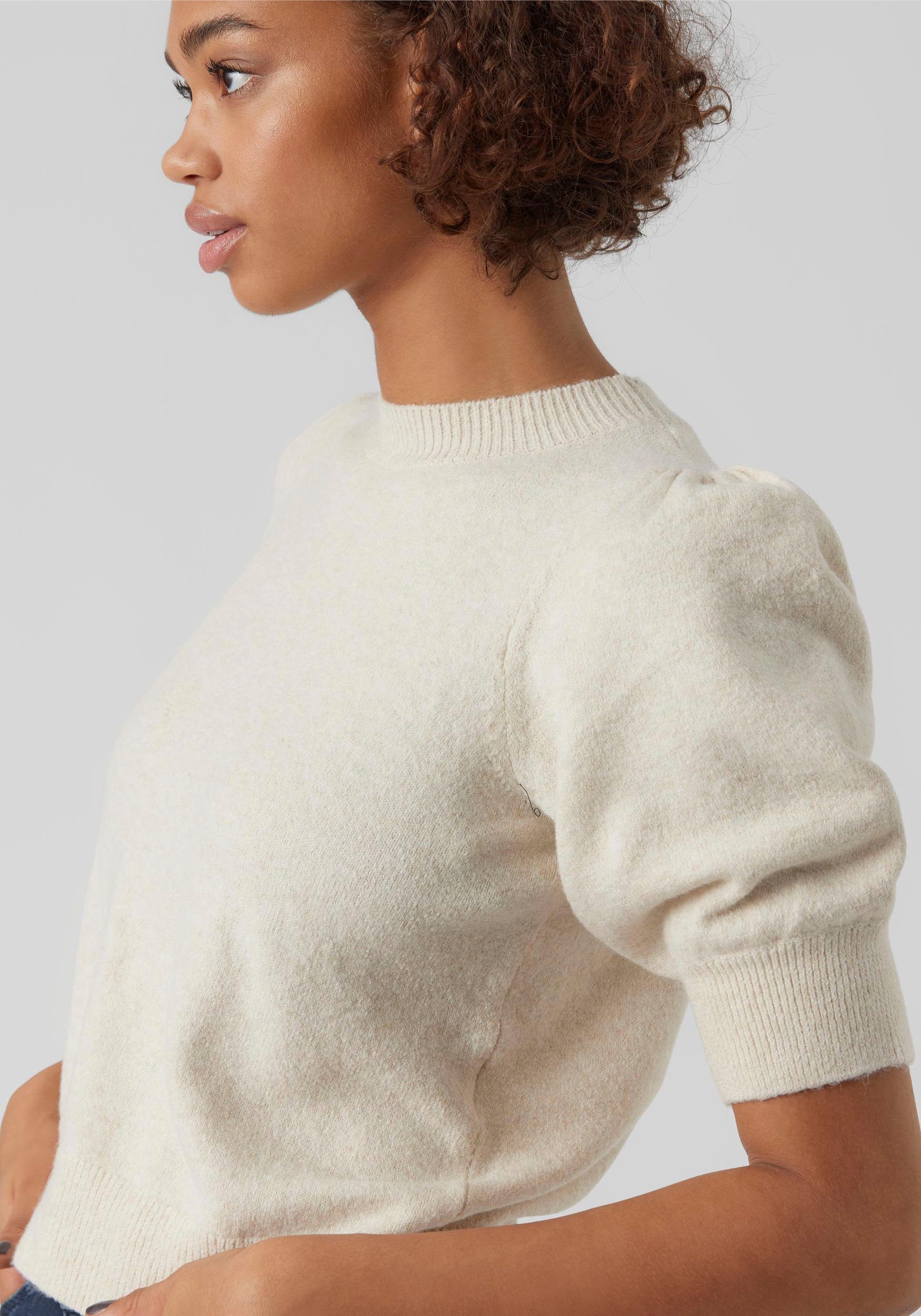Vero Moda Trui met korte mouwen VMDOFFY 2/4 O-NECK PULLOVER GA NOOS