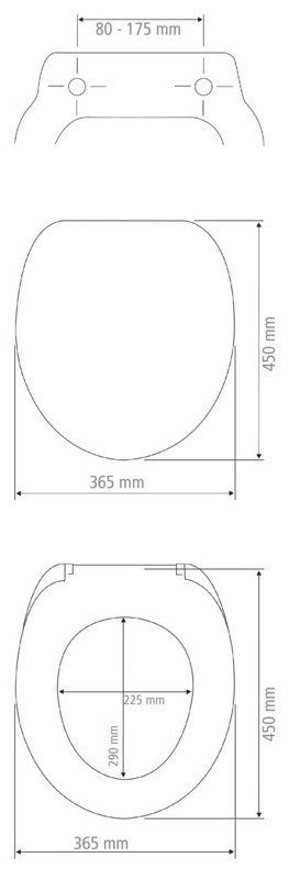 WENKO Toiletzitting Pretty met soft-closesysteem, van thermoplast