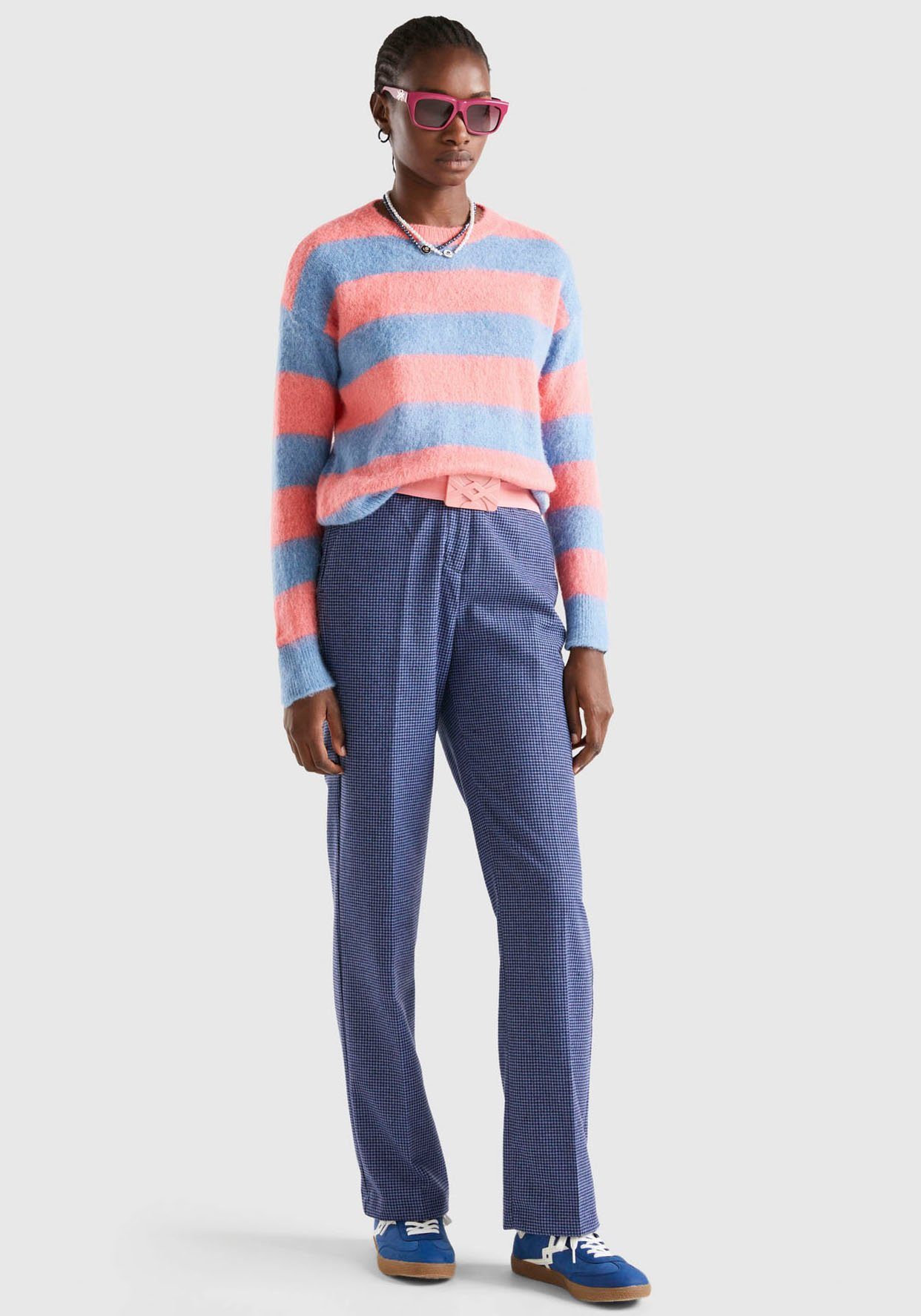 United Colors of Benetton Gestreepte trui in een gestreept patroon