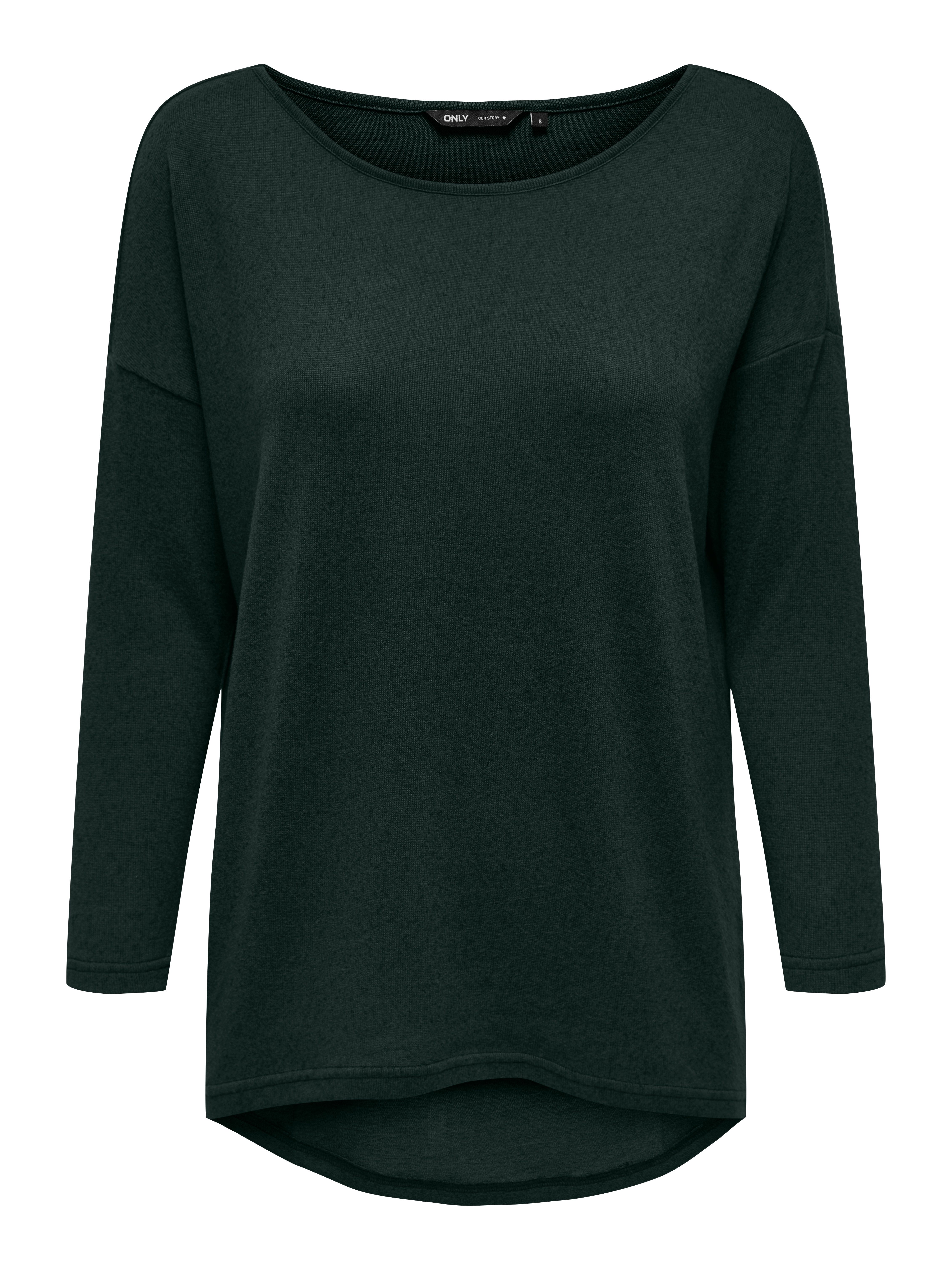 Only Shirt met 3/4 mouwen ONLELCOS 4/5 SOLID TOP