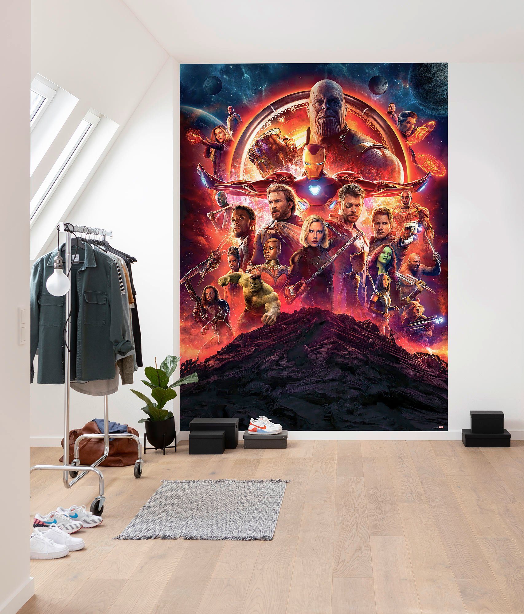 Komar Fotobehang Avengers-Infinity-War-Filmposter - Afmeting 184 x 254 cm (1 stuk)