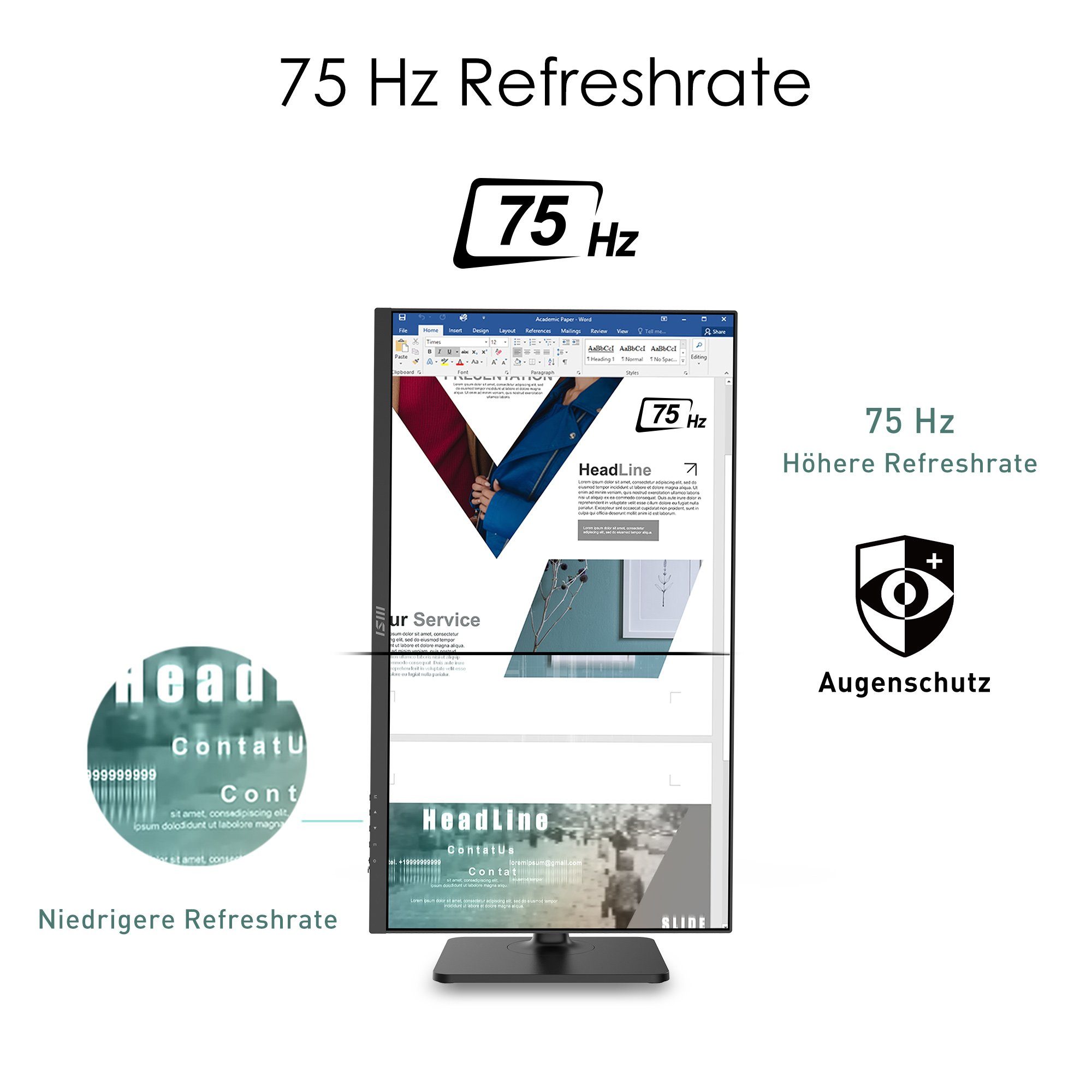 MSI Gaming-monitor Modern MD271P, 69 cm / 27", Full HD
