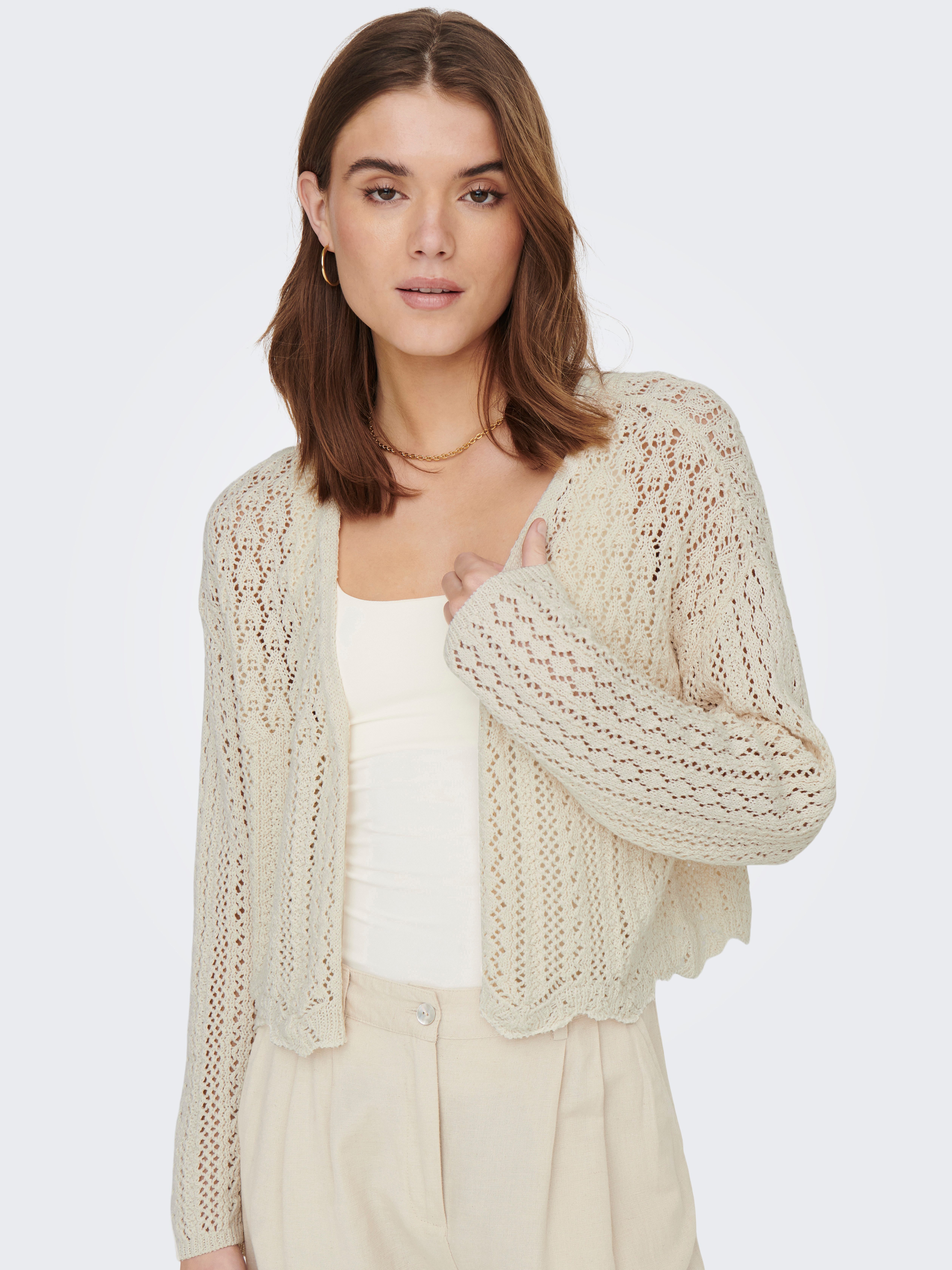 Only Vest ONLNOLA 7/8 LIFE OPEN CARDIGAN KNT NOOS