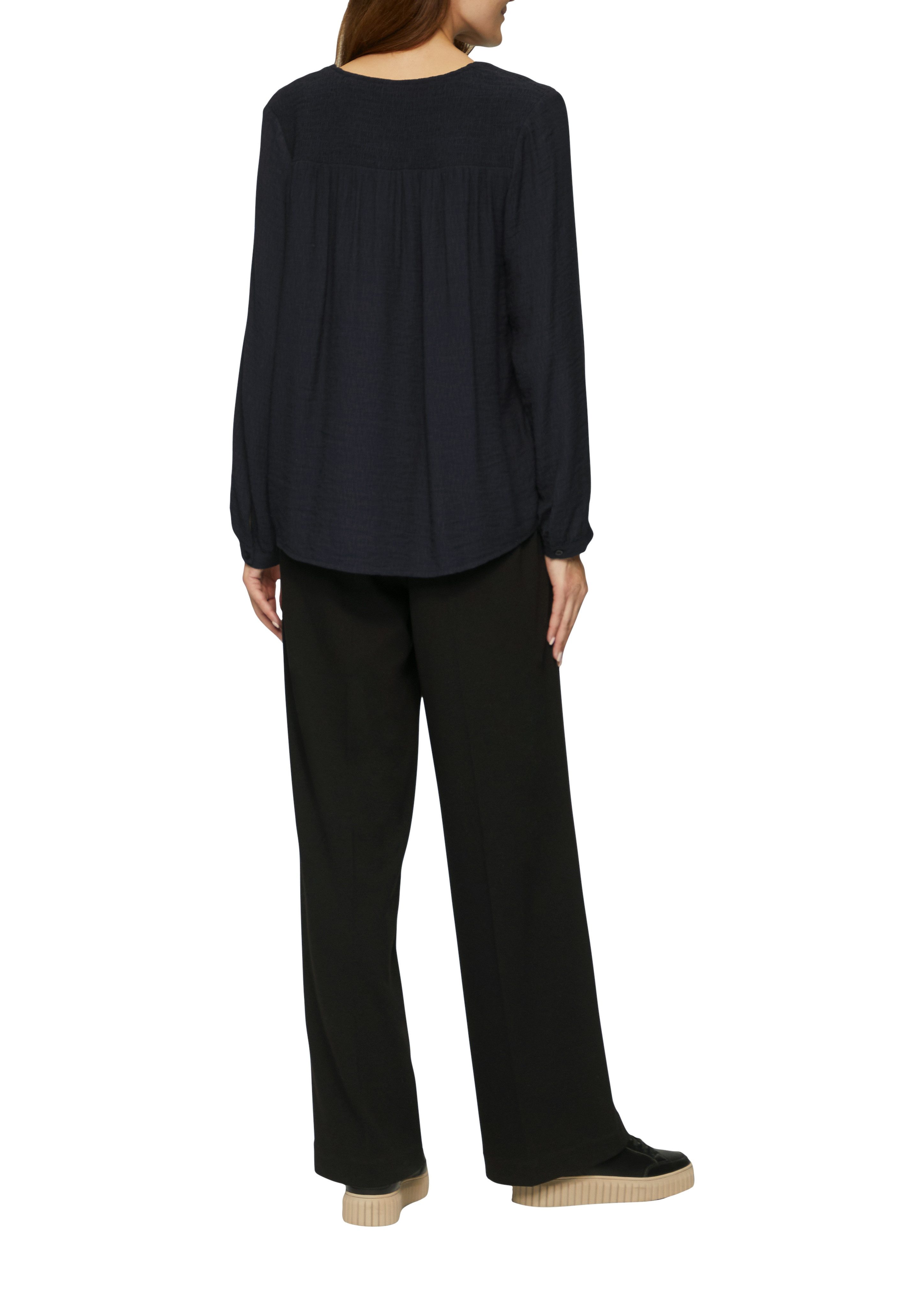 s.Oliver Blouse met lange mouwen met gesmokte details
