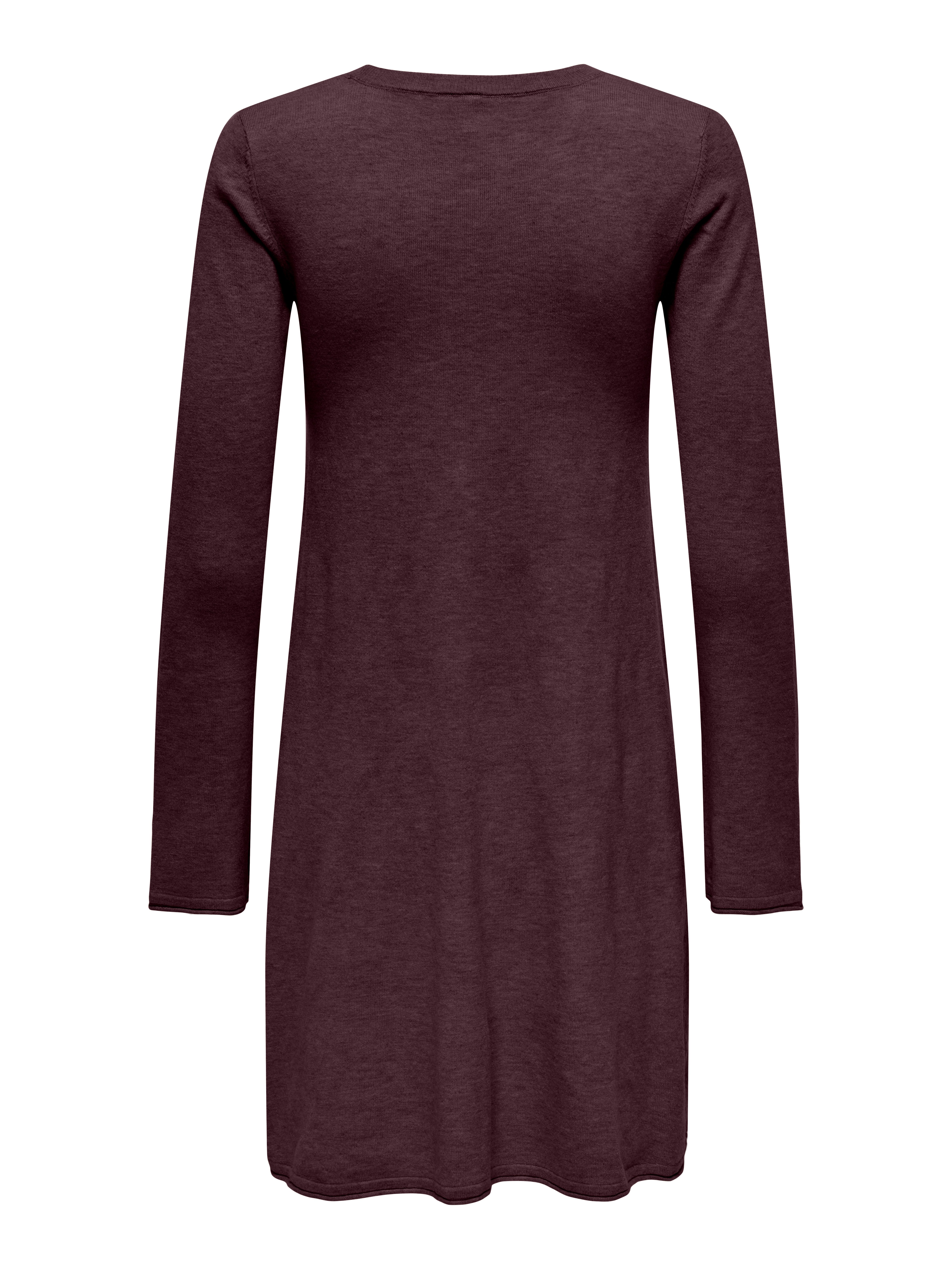Only Midi-jurk ONLAMALIO LIFE LS ONECK DRESS KNT
