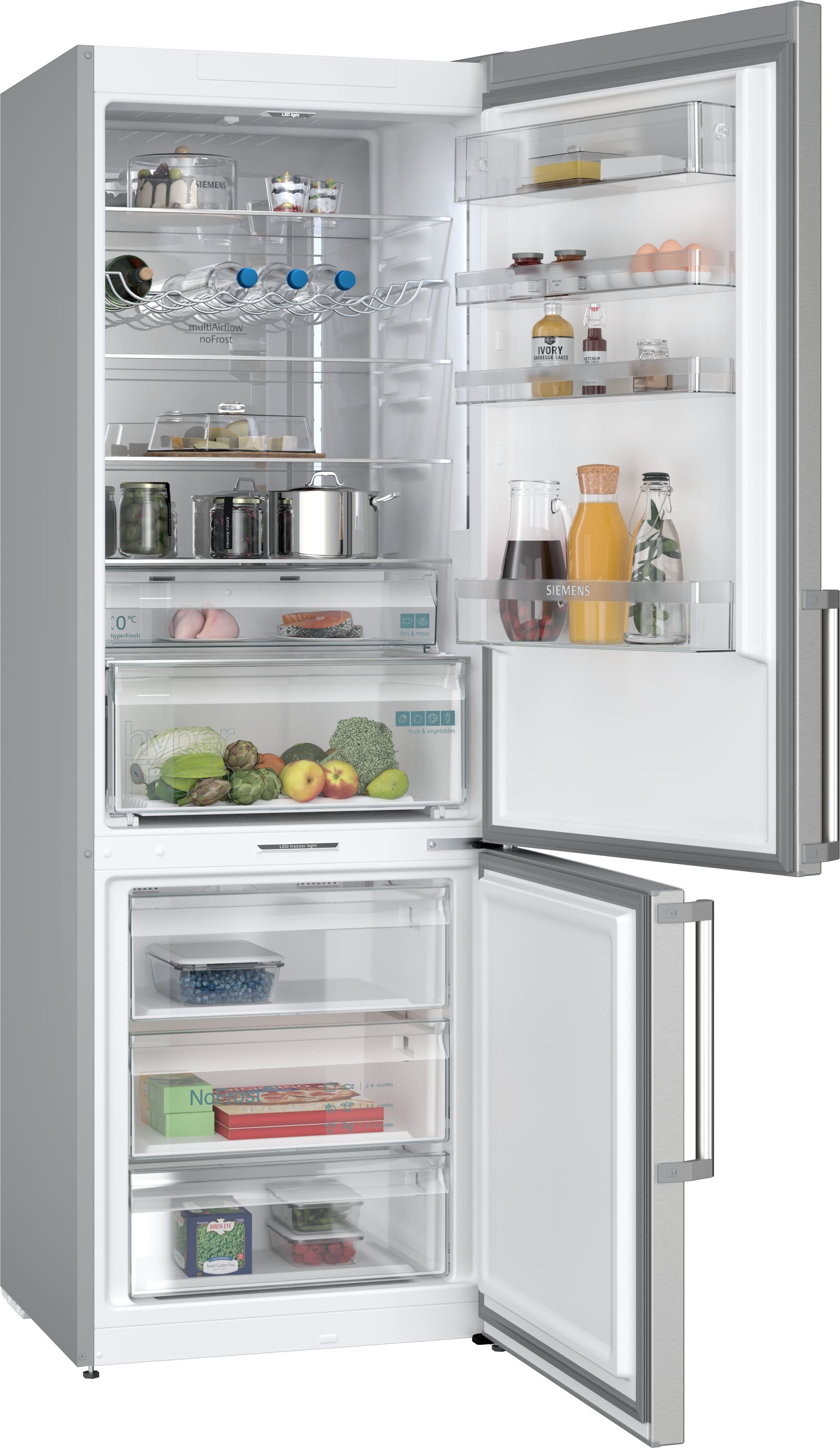 SIEMENS Koel-vriescombinatie KG49NAIBT Breedte 70 cm