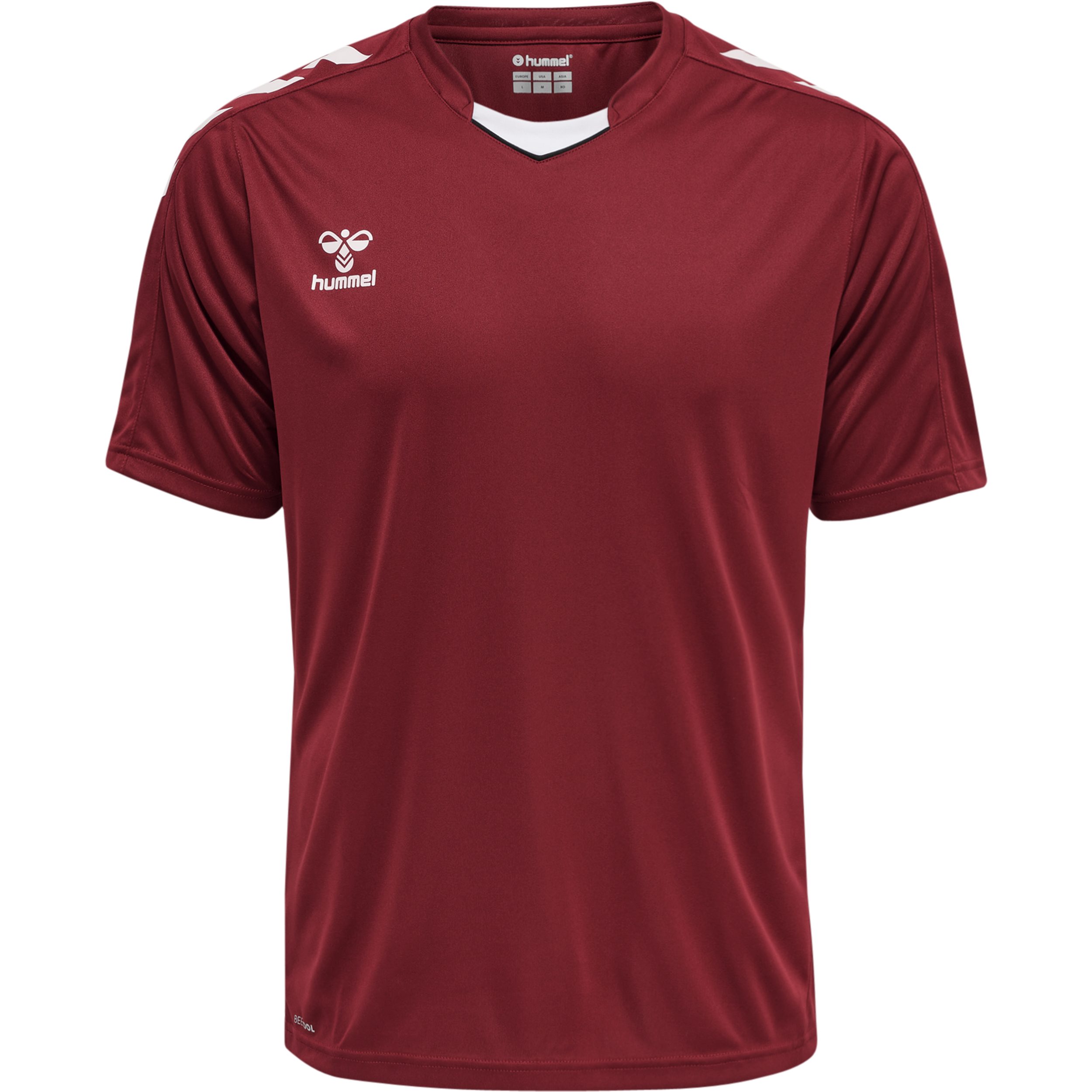 hummel Trainingsshirt HMLCORE XK POLY JERSEY S/S (1-delig) heren shirts maat XL rood