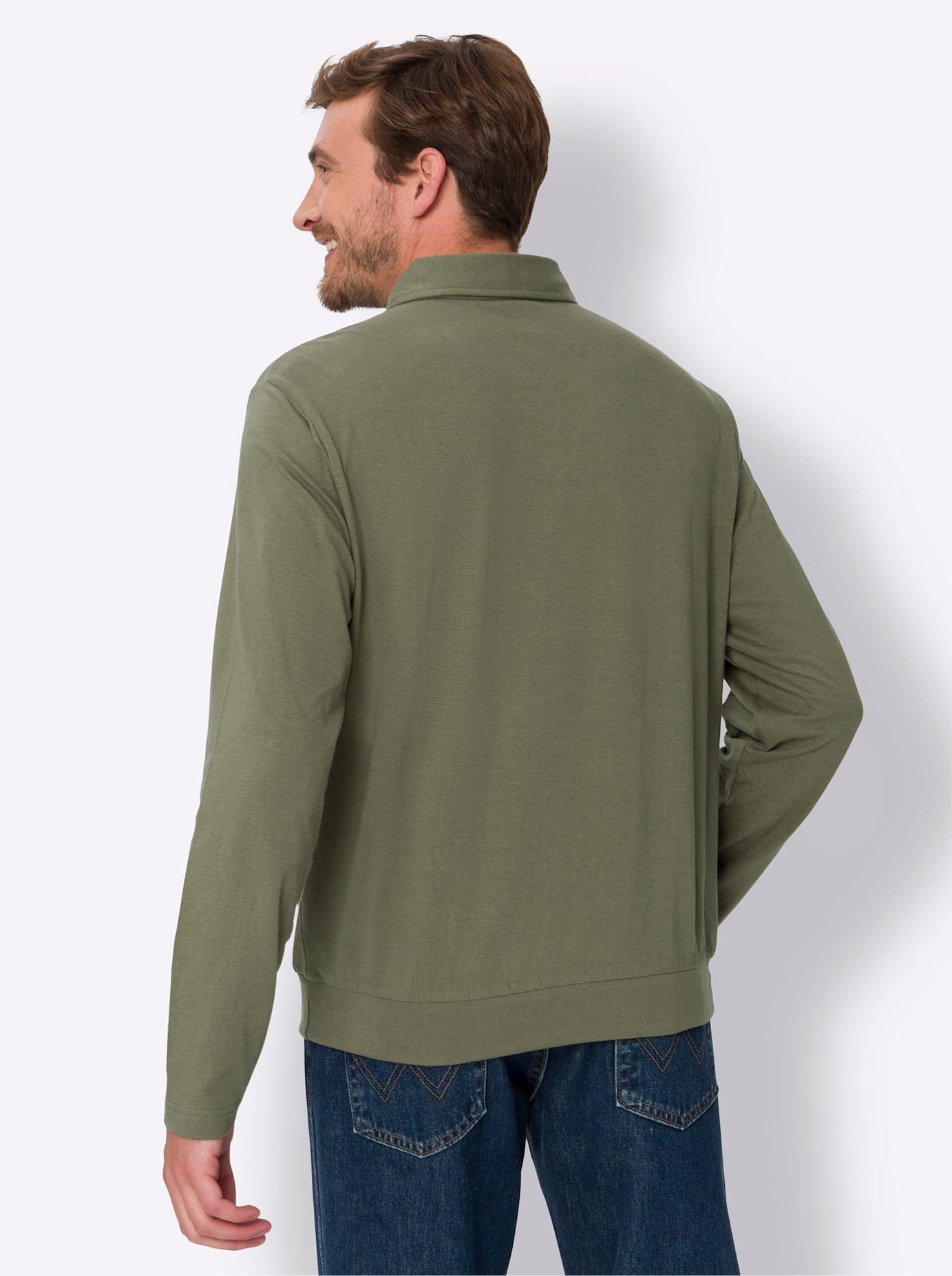 Classic Poloshirt met lange mouwen (1-delig)