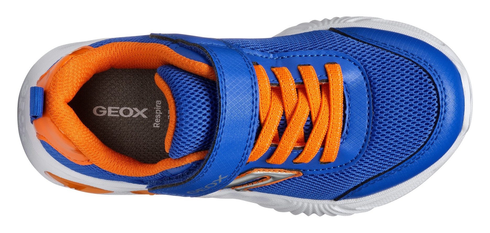 Geox Sneakers J ASSISTER BOY knipperschoen , sportschoen, klittenbandschoen met opvallend knipperende zool
