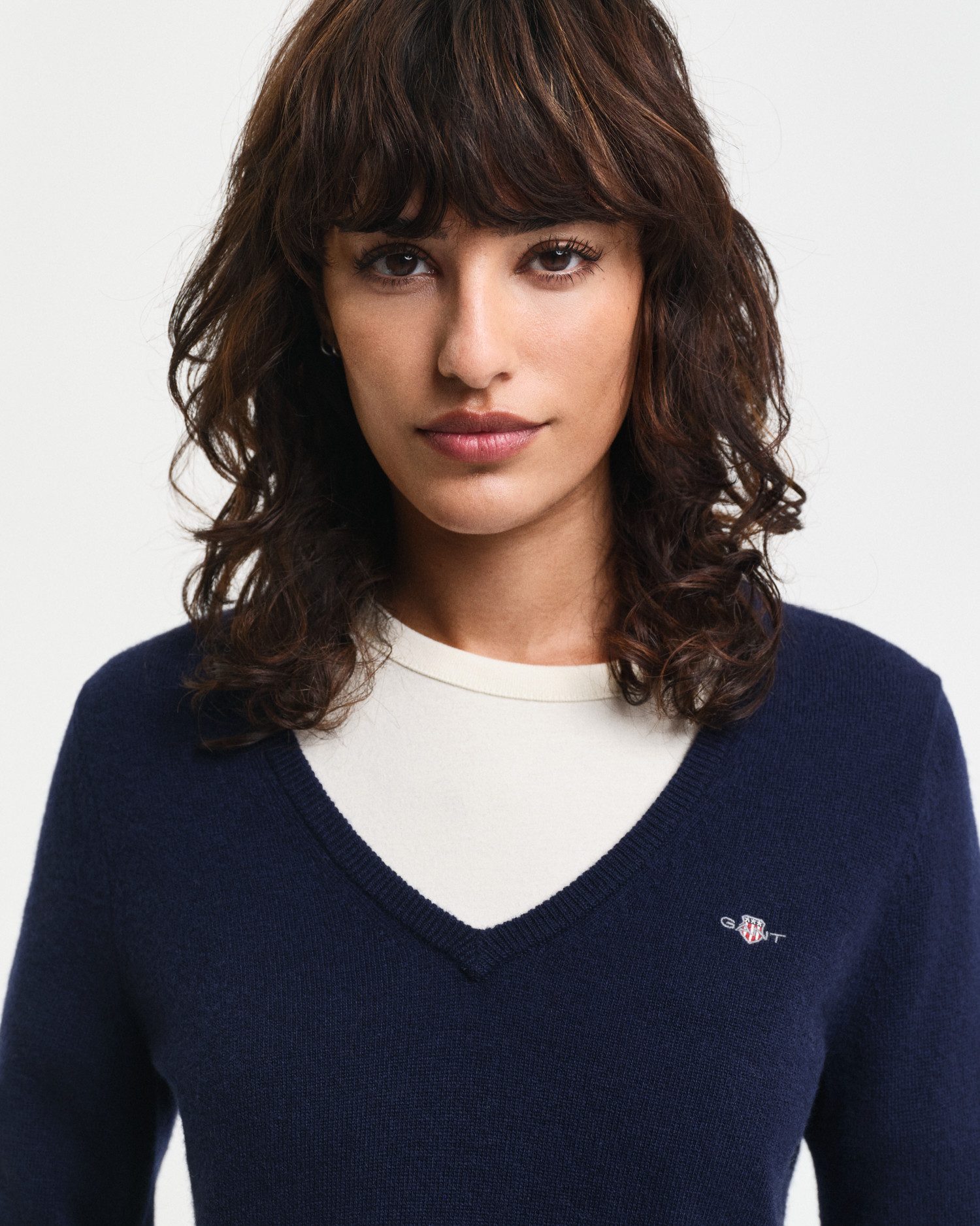Gant Trui met V-hals Extrafine Lambswool V-Neck