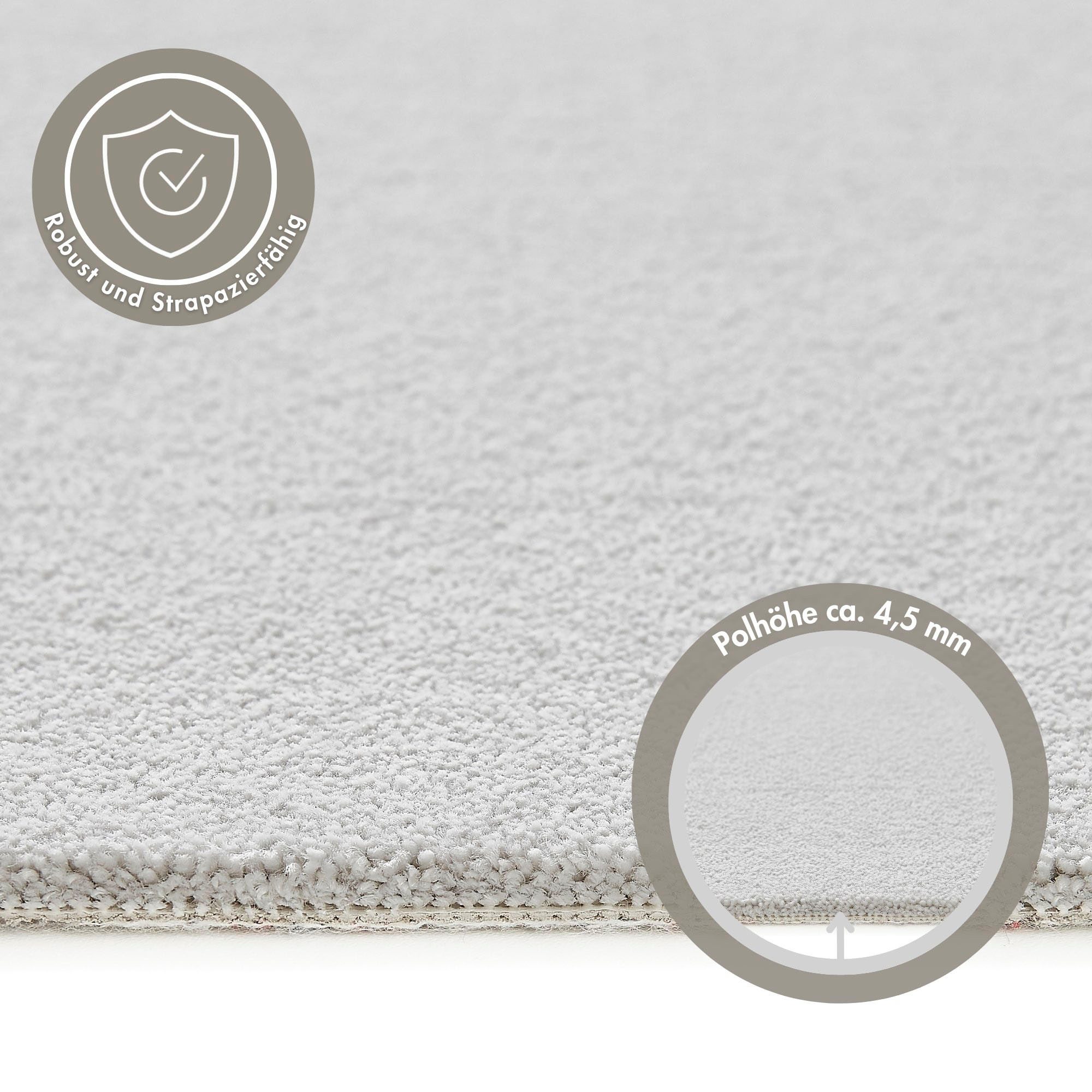 Andiamo Tapijt Florence, slang, Made in Belgium Uni-kleuren, breedte 400 cm, slijtvast & robuust