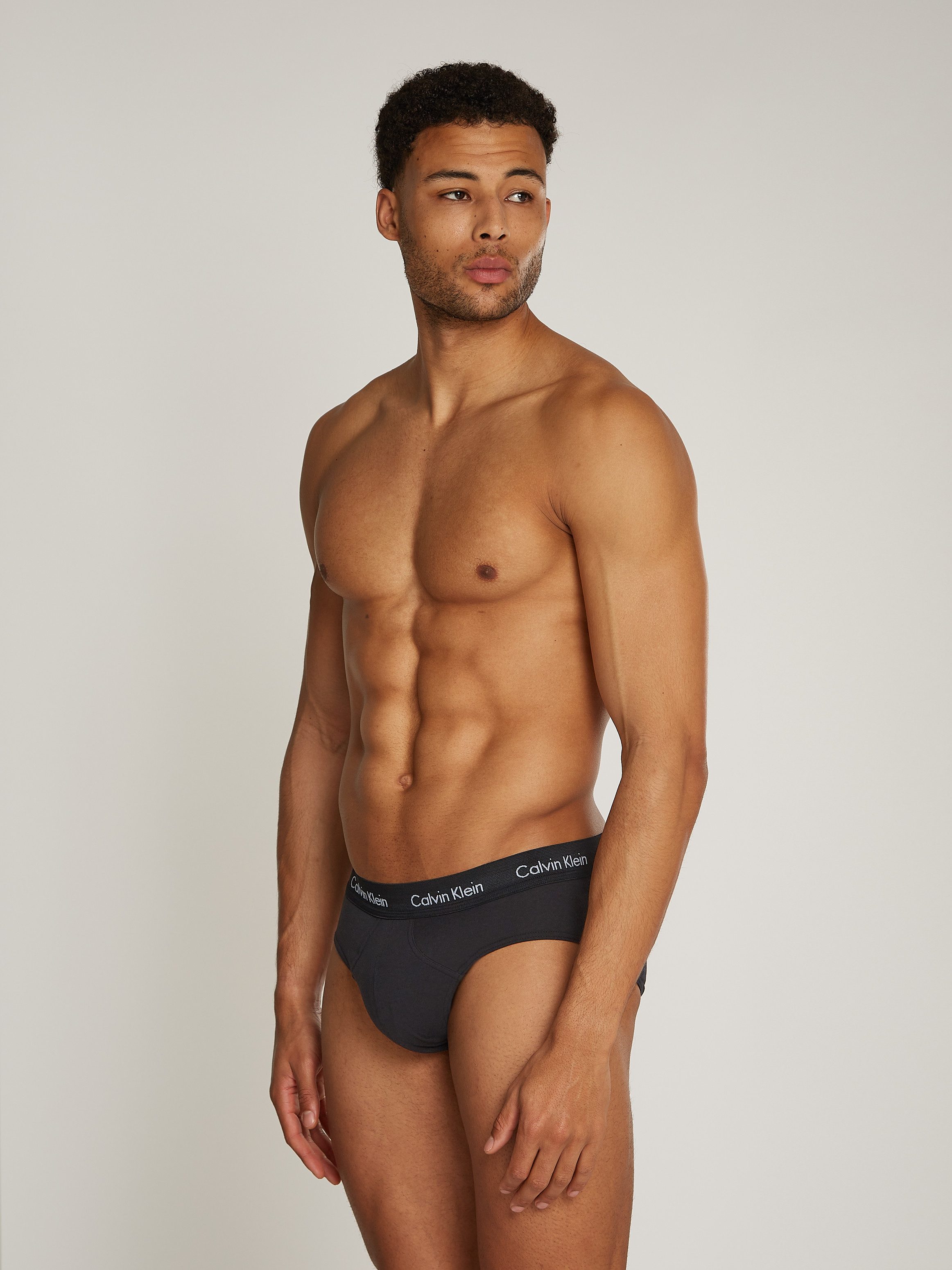 Calvin Klein Slip met gekleurde weefband (3 stuks)