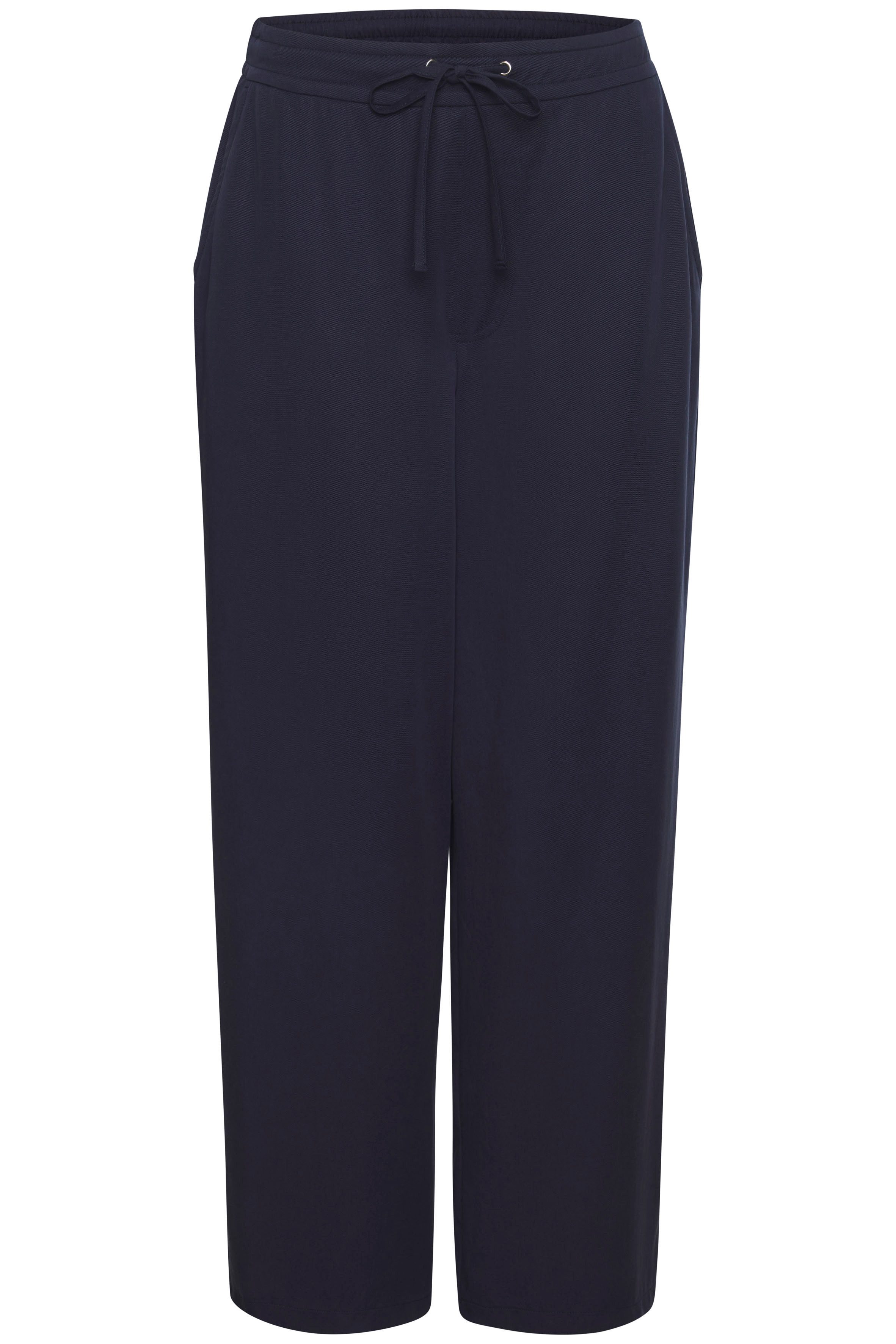Lascana Pantalon met bindband, palazzobroek van lyocell met zakken
