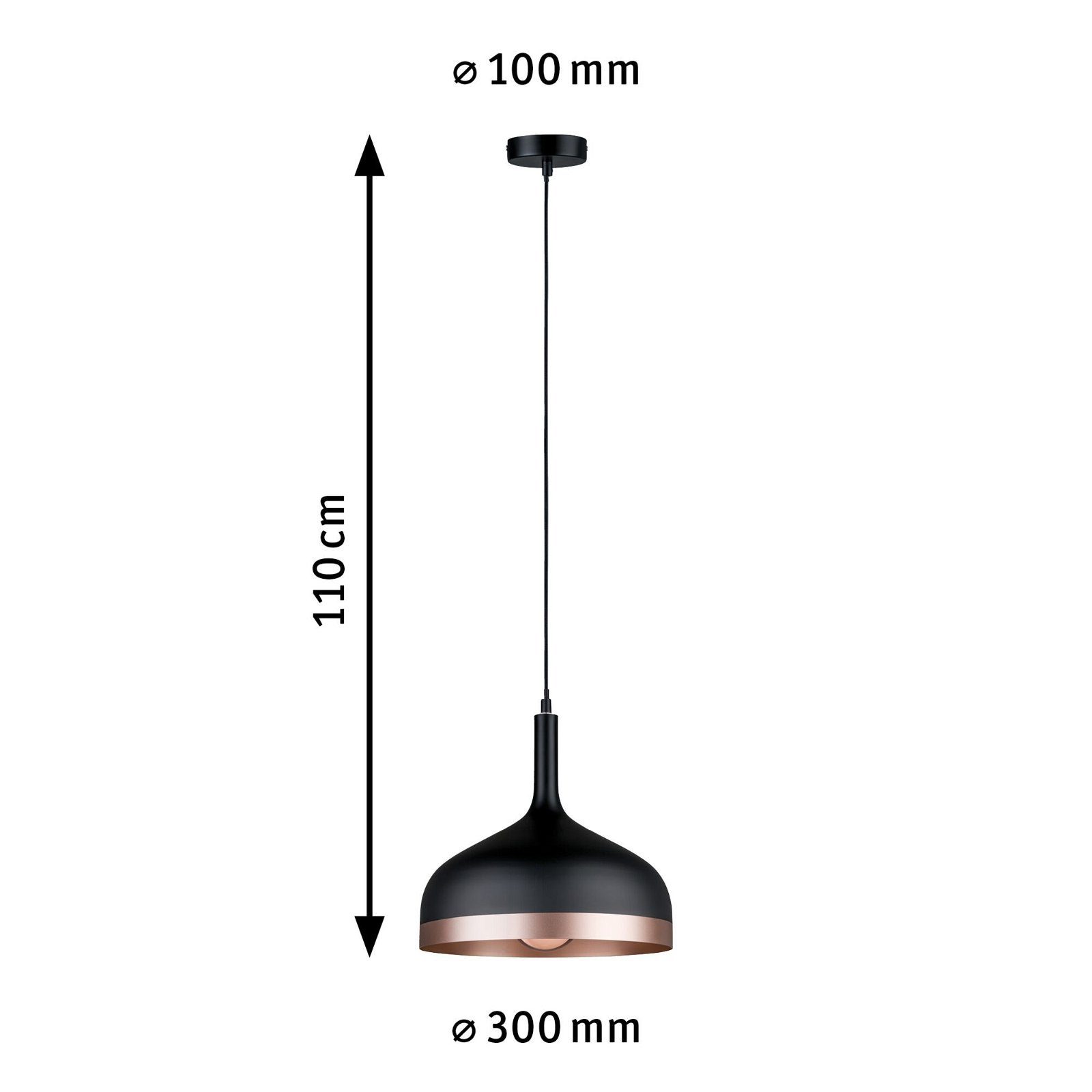 Paulmann Hanglamp Neordic Embla max. 1x20W Mat 230V Metaal (1 stuk)