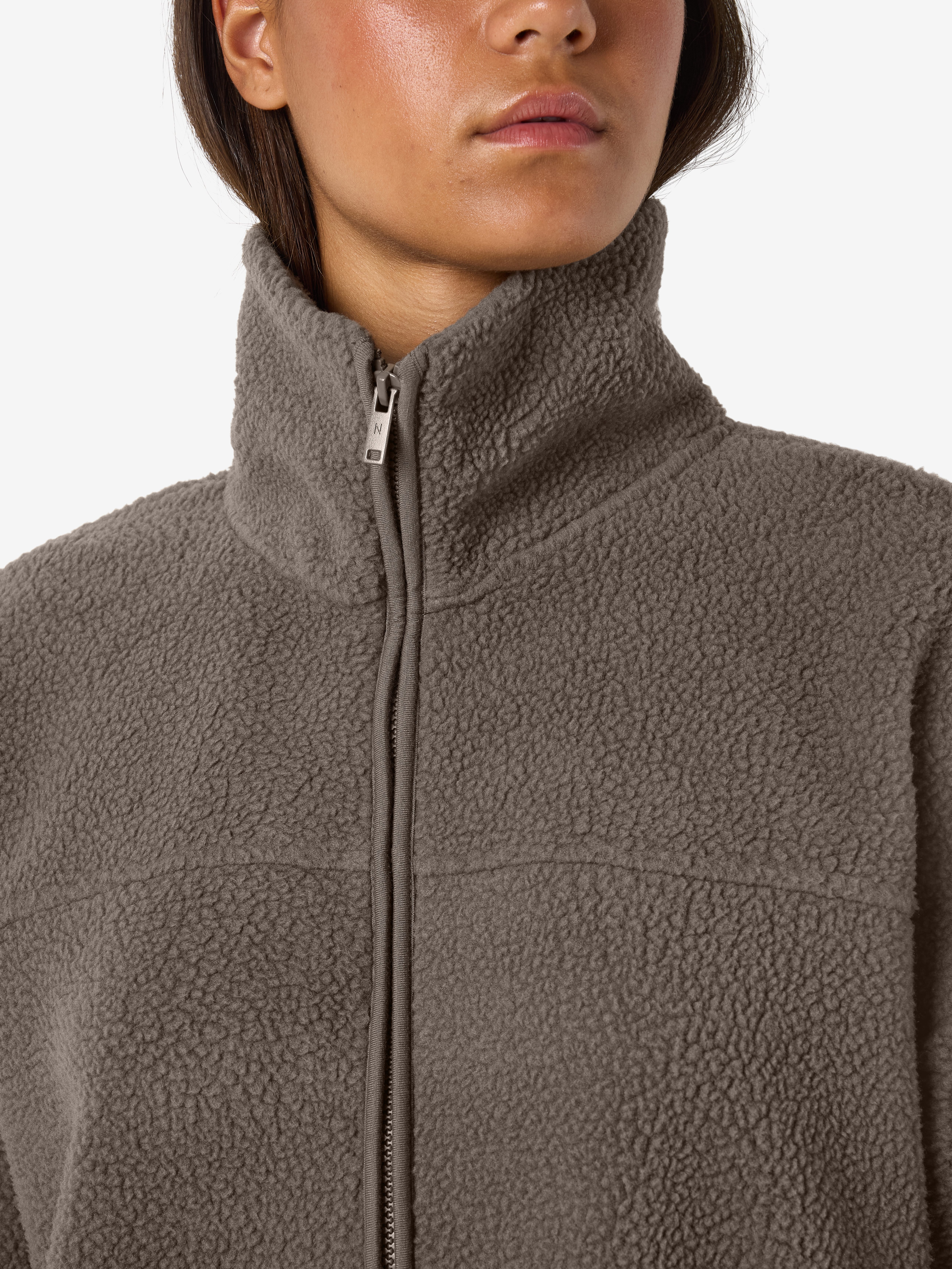 Noisy may Fleecejack NMCOZY L/S ZIP SWEATER JRS NOOS
