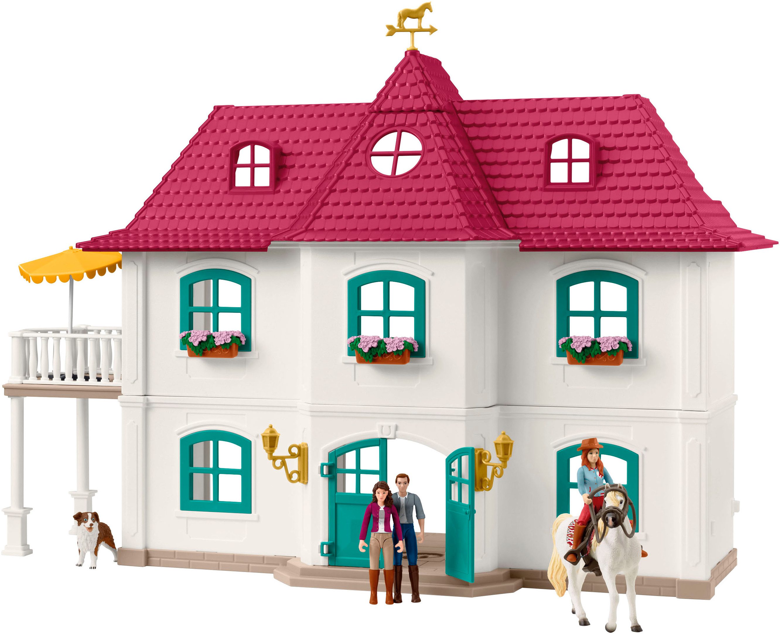 Schleich® Speelwereld HORSE CLUB, Lakeside Country House and Stable (42706)