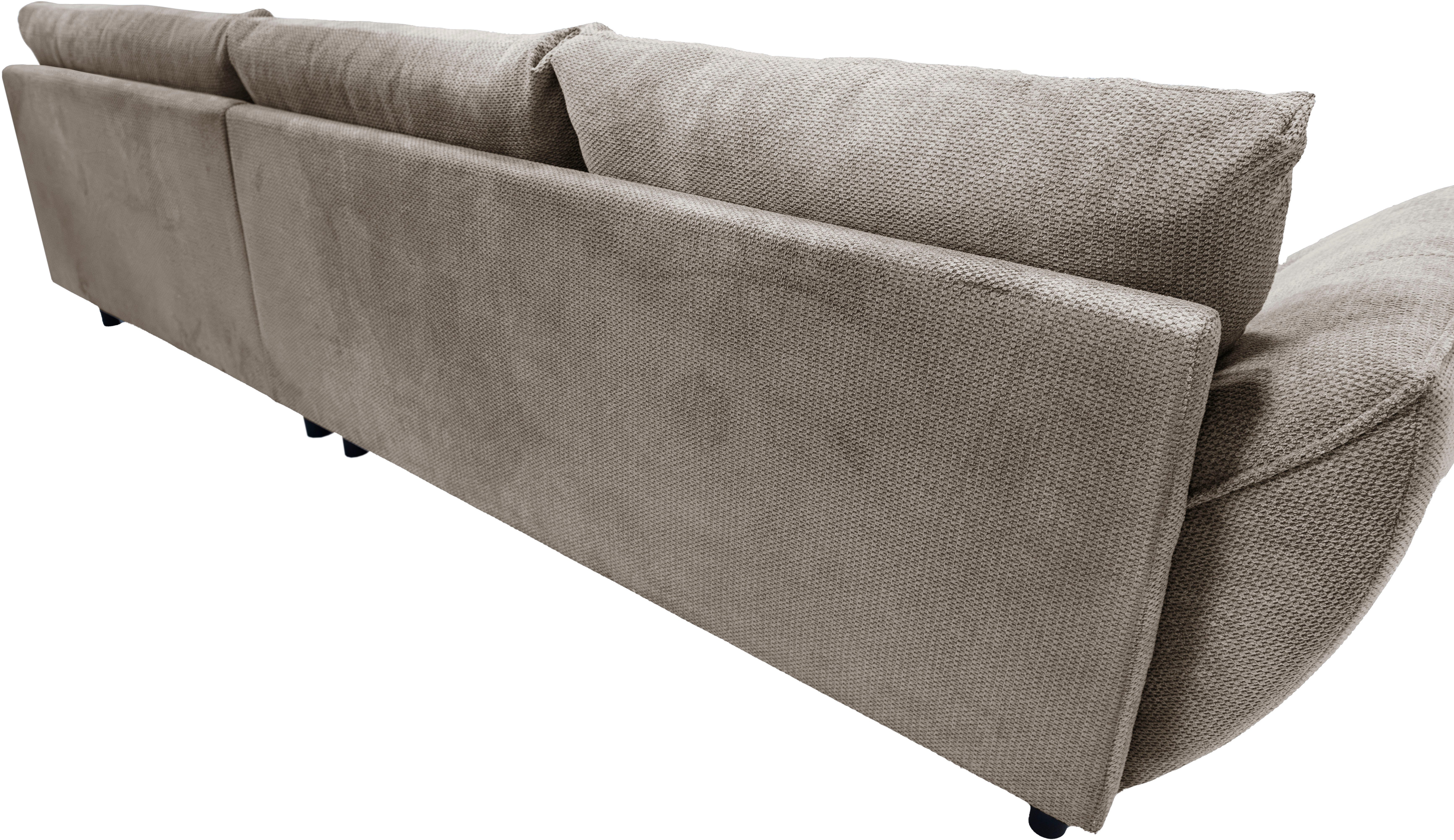 exxpo - sofa fashion Hoekbank Biarritz modern en elegant mega bank met geweldig zitcomfort, L-vorm