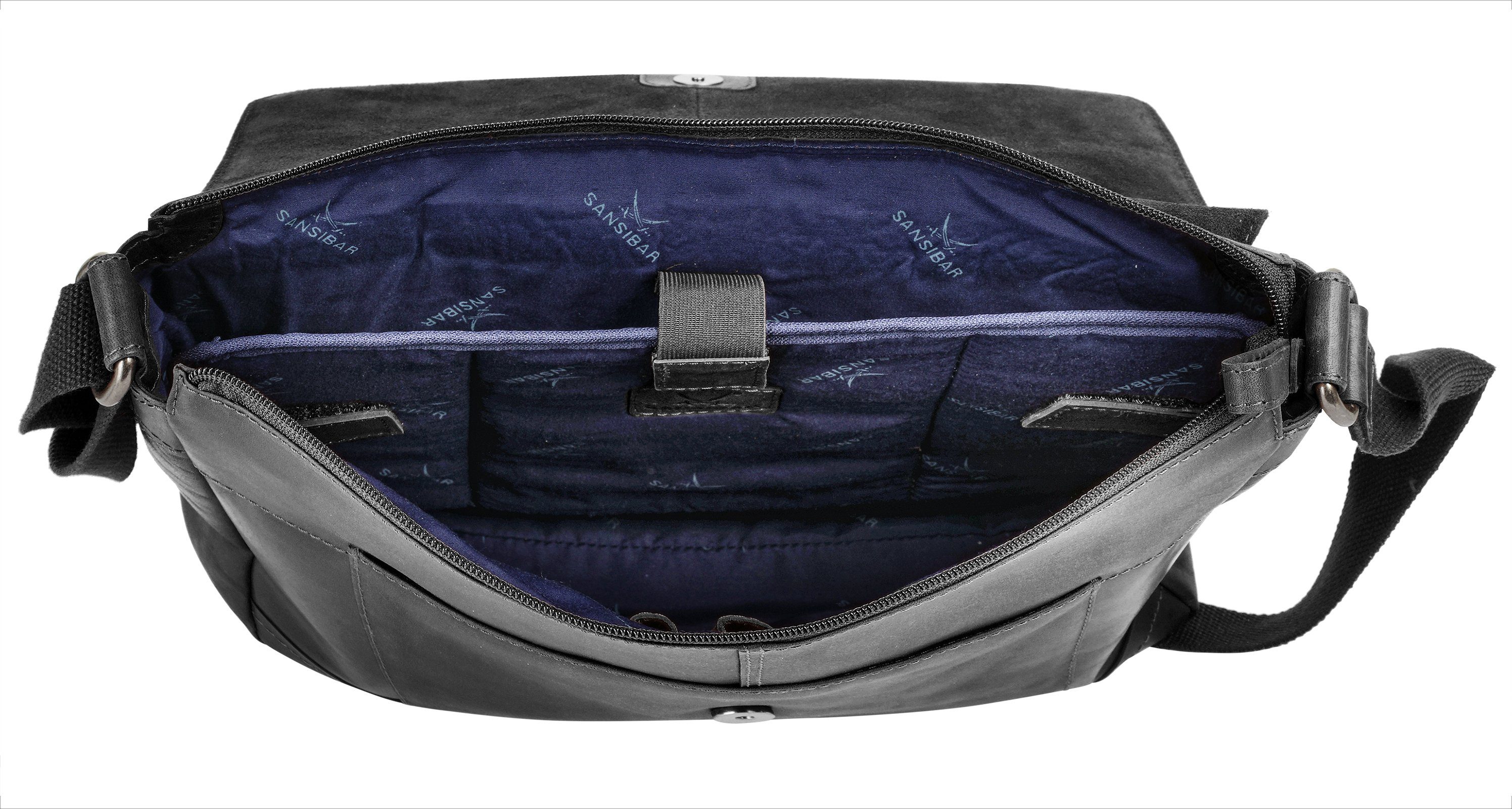 Sansibar Messenger Bag echt leder