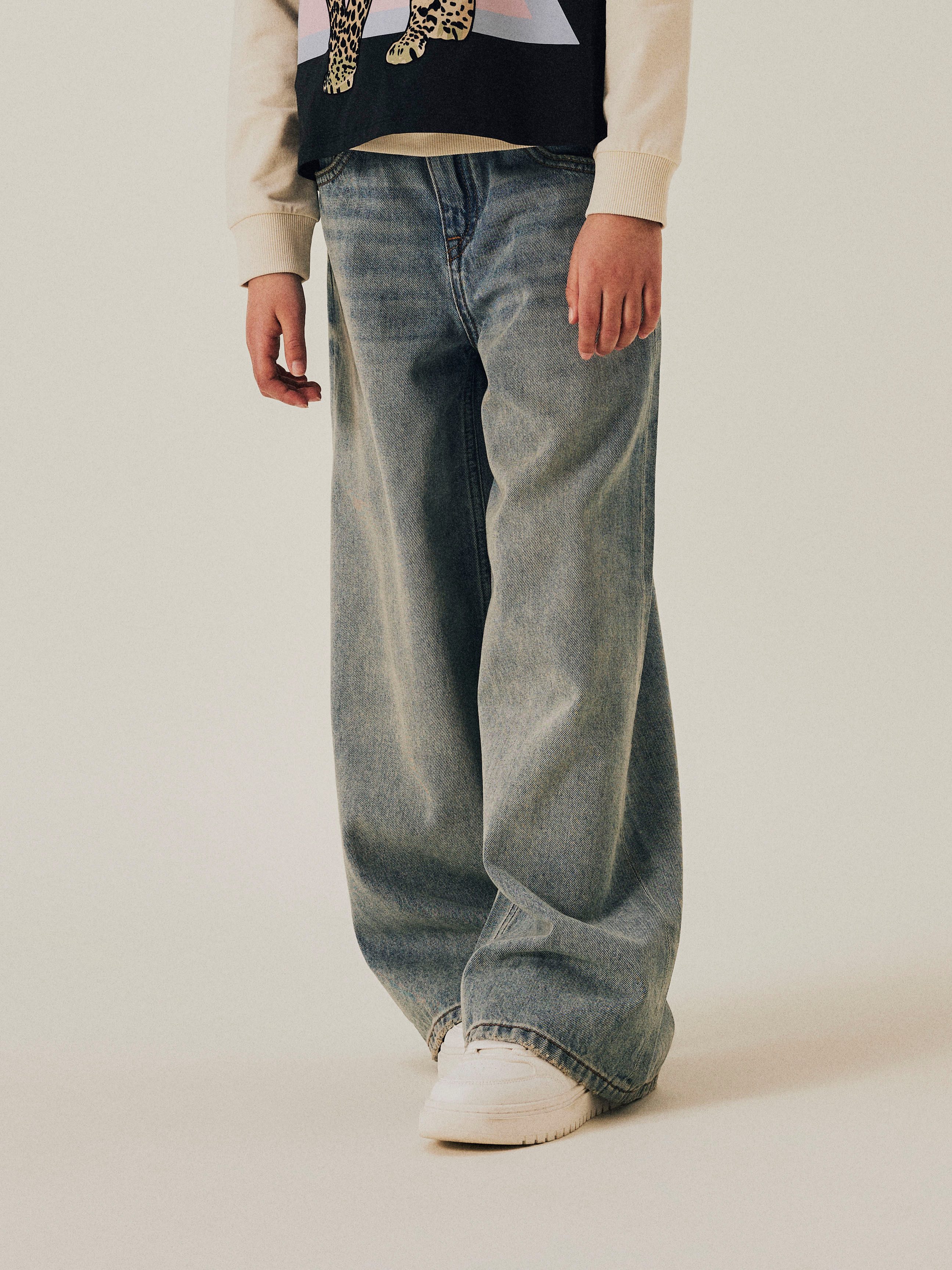 Name It Wijde jeans NKFBELLA SKATER XWIDE JEANS 3111-ZA NOOS
