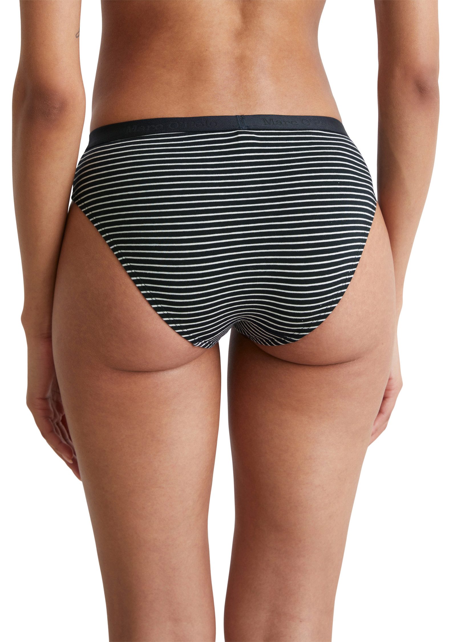 Marc O'Polo Slip Essentials met elastische band met logo (Set van 3)
