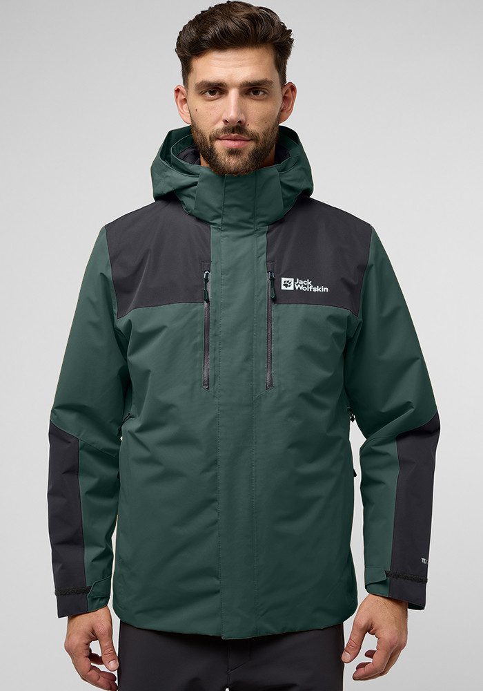 Jack Wolfskin Jasper 3in1 Jacket Men 2XL black olive black olive