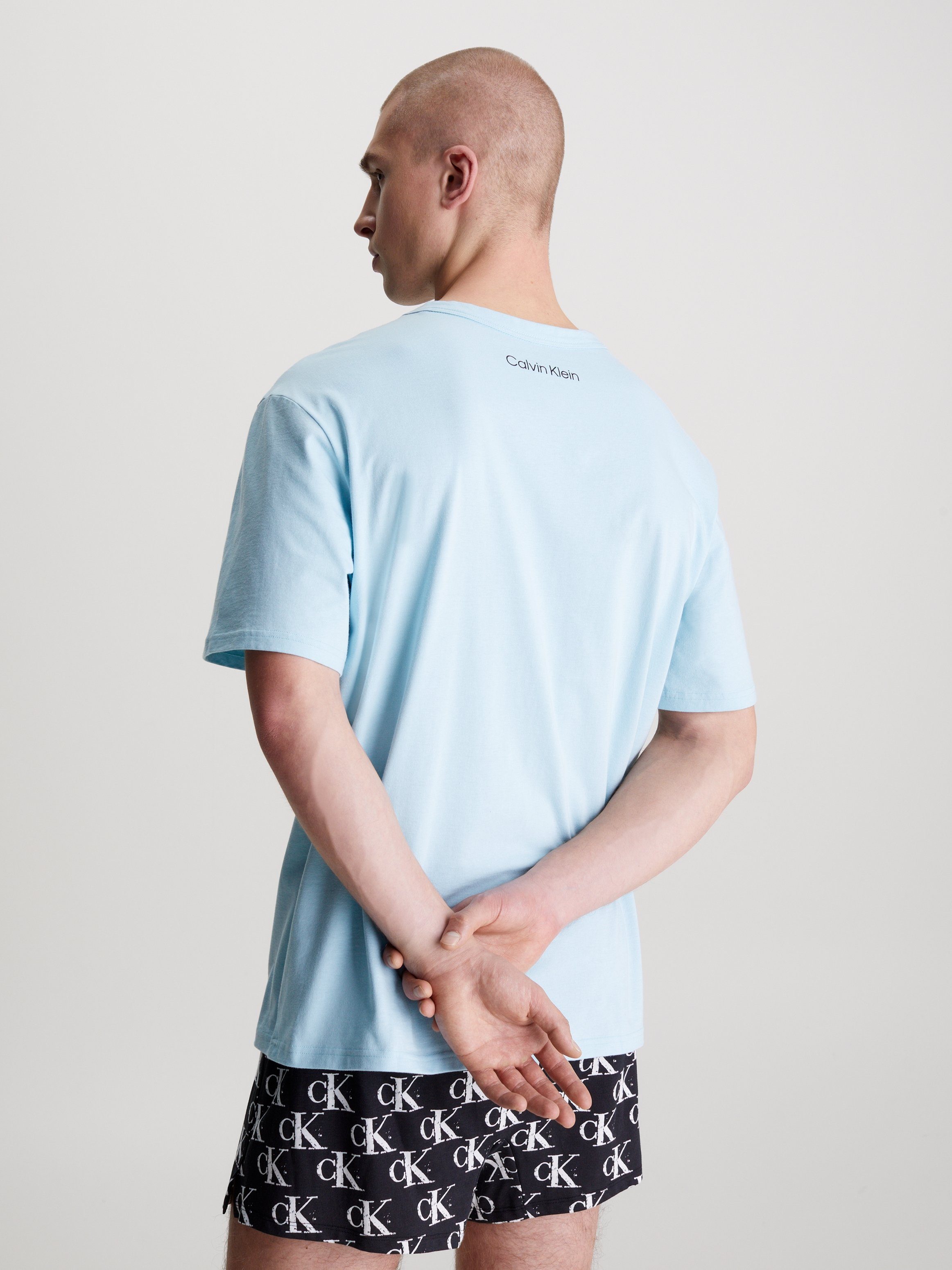 Calvin Klein T-shirt S S CREW NECK met merklabel