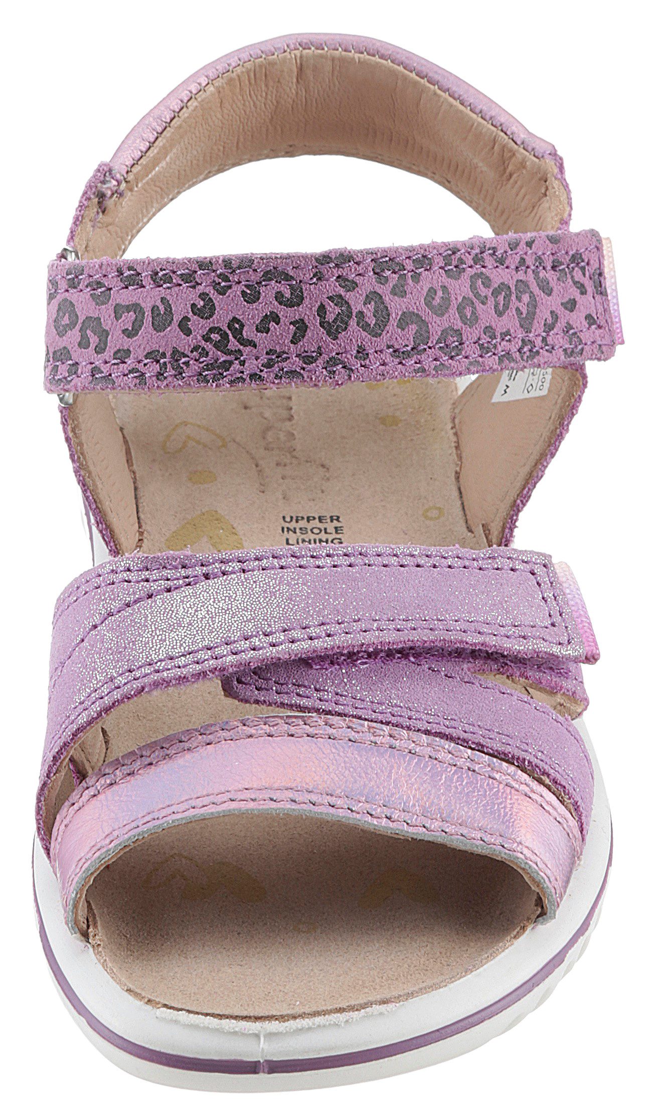 Superfit Sandalen SPARKLE WMS: middel Sandalette met coole luipaardprint, maat sjabloon om te downloaden