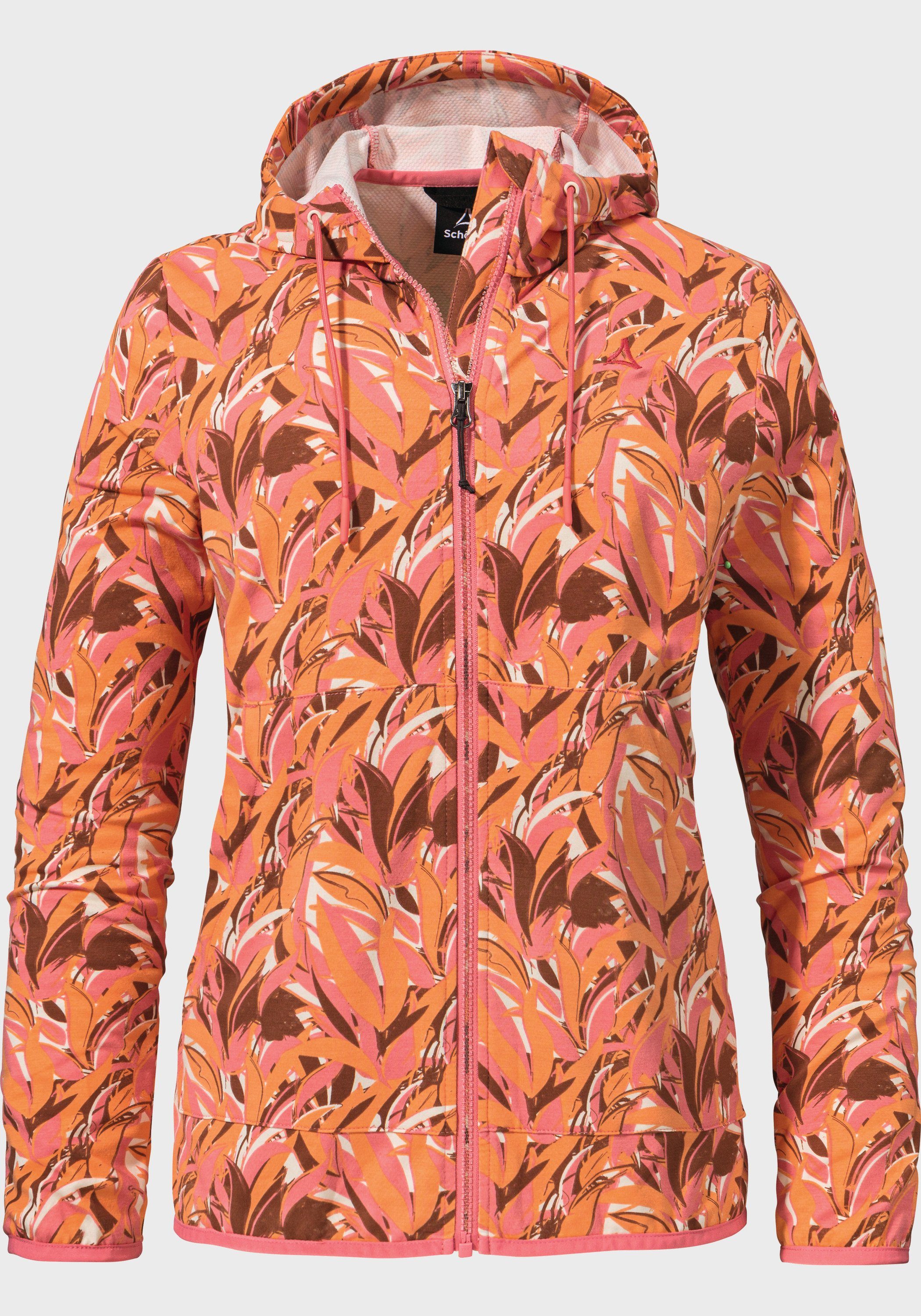 Schöffel Fleecejack Fleece Hoody Lugano L dames fleece vesten maat 42 roze