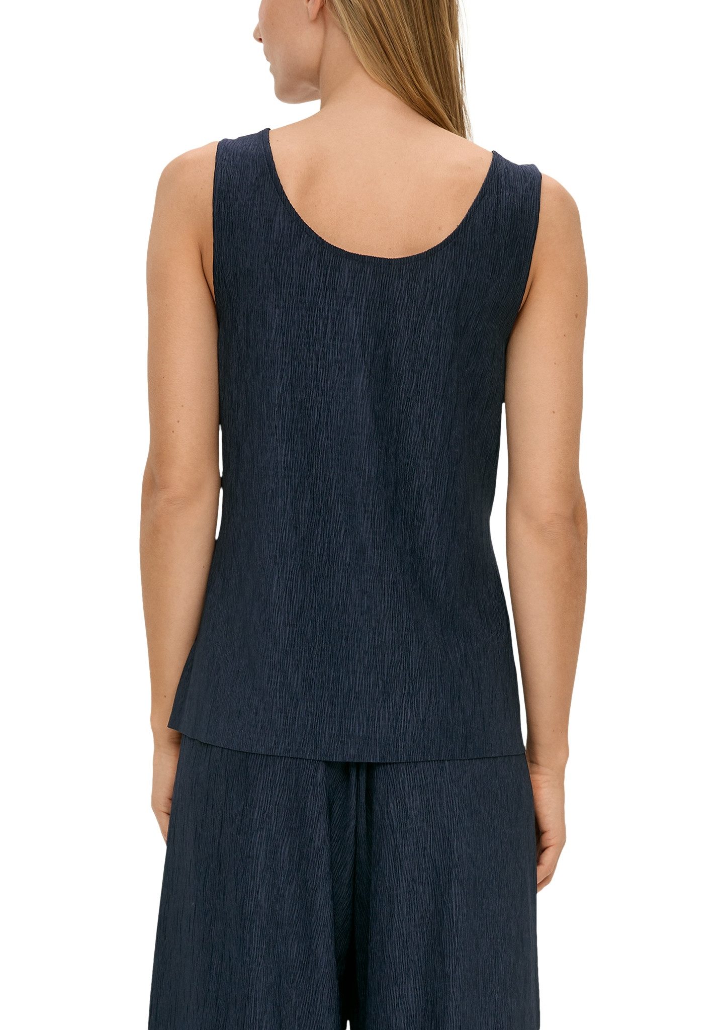 s.Oliver Shirttop met open zoom