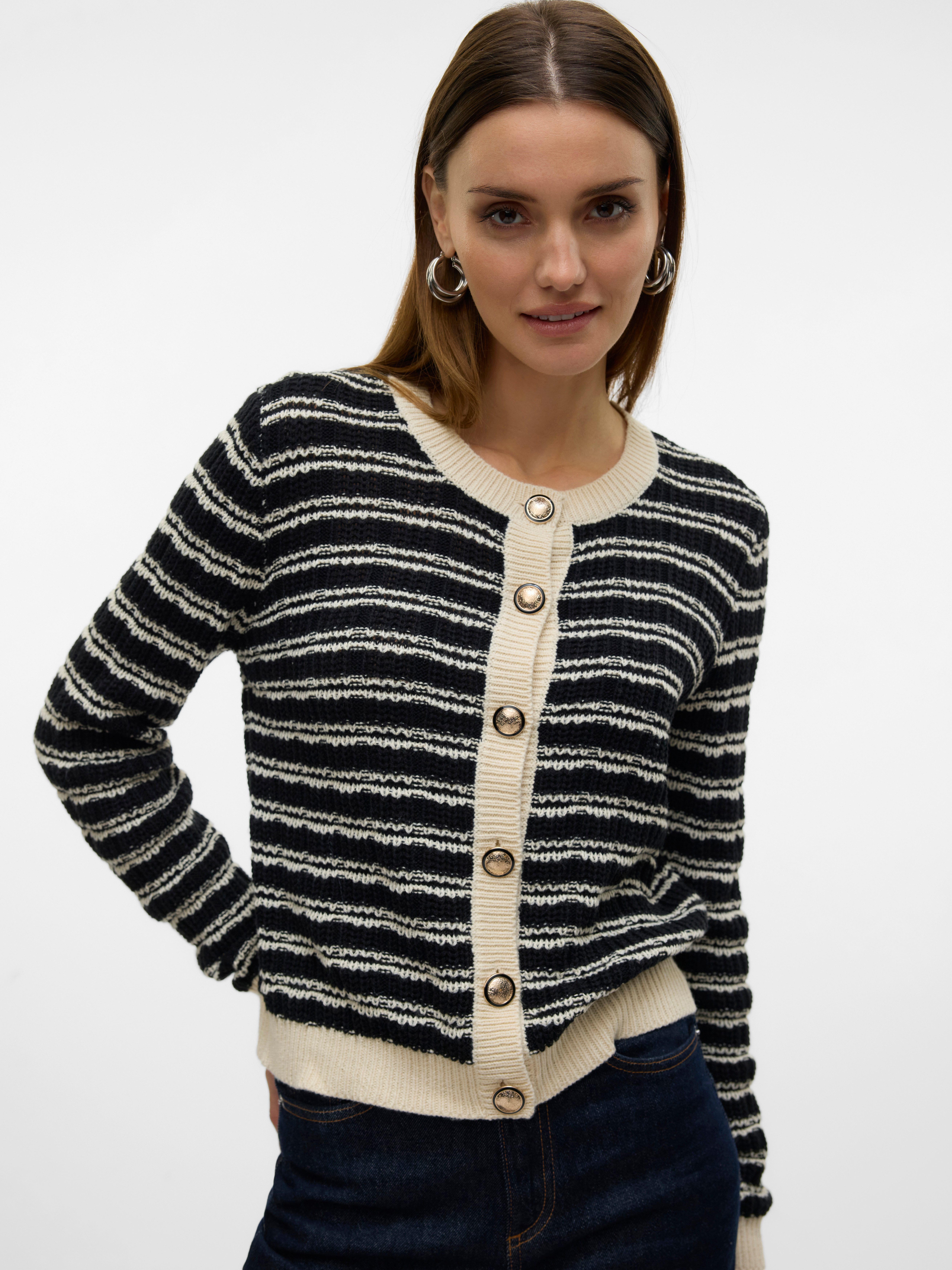 Vero Moda Vest VMCHARLOT LS O-NECK CARDIGAN NOOS