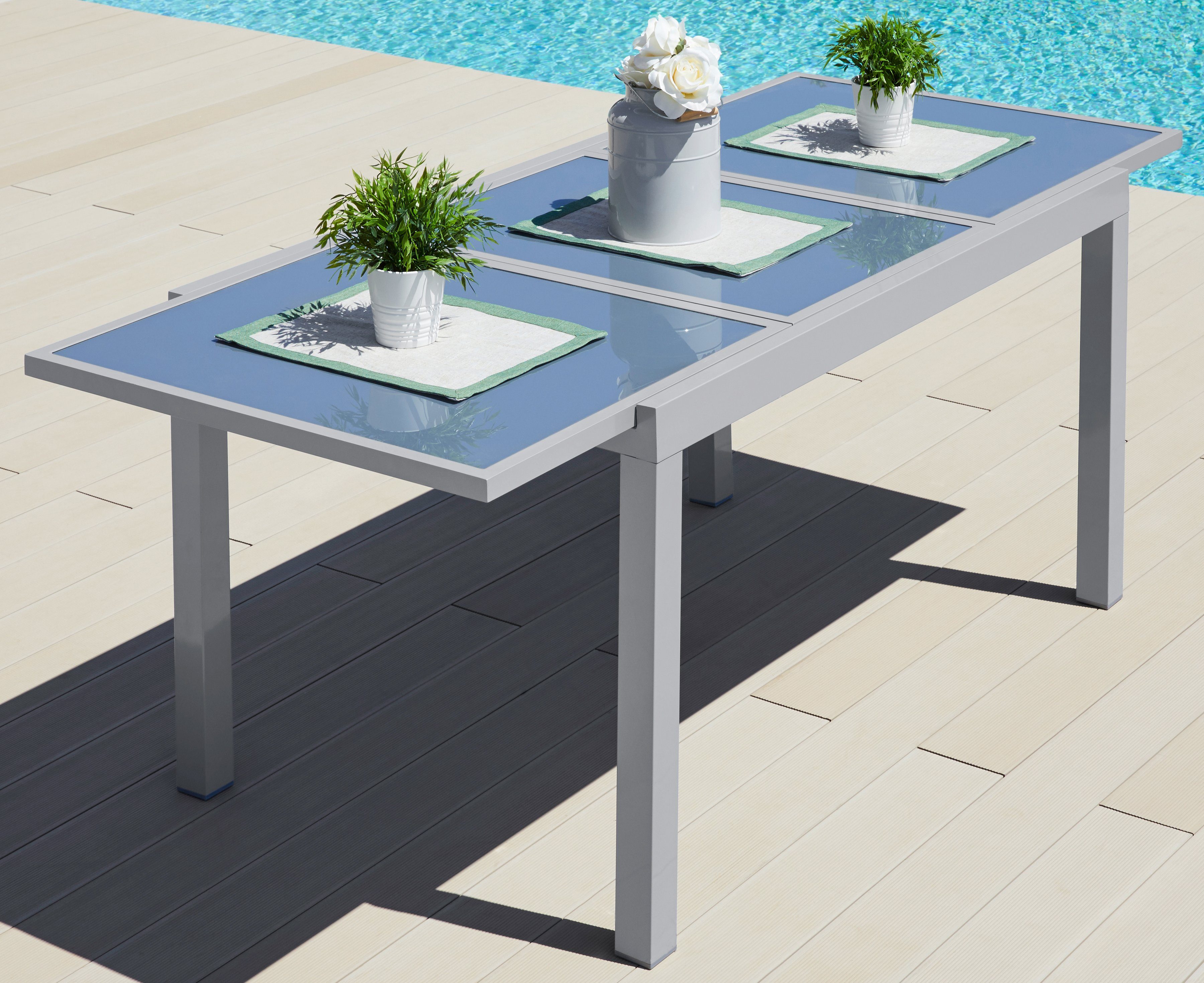MERXX Tuintafel Amalfi al naargelang de variant tot 180-240 cm uittrekbaar