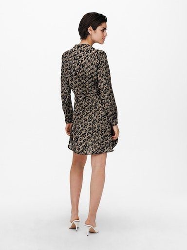 Only Gedessineerde jurk ONLCORY L/S V-NECK TUNIC